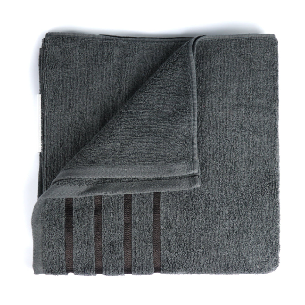 Cotton Home 100% Cotton Aqua Breeze Bath Towel Graphite