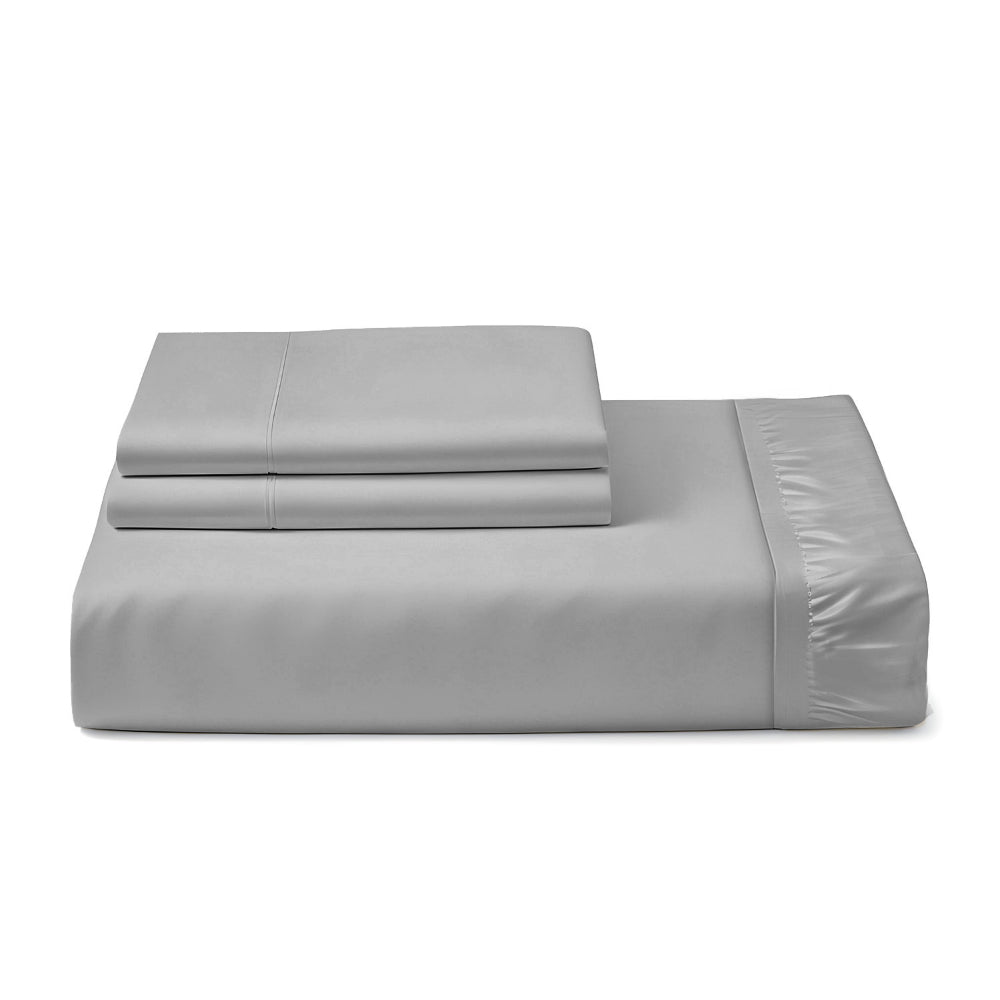 Cotton Home 3-piece Super Soft Fitted Sheet Set Grey