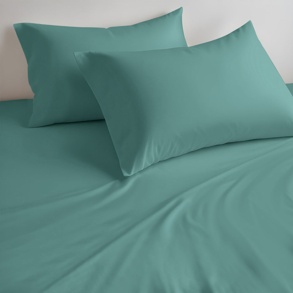 Cotton Home 3-piece Super Soft Fitted Sheet Set Teal