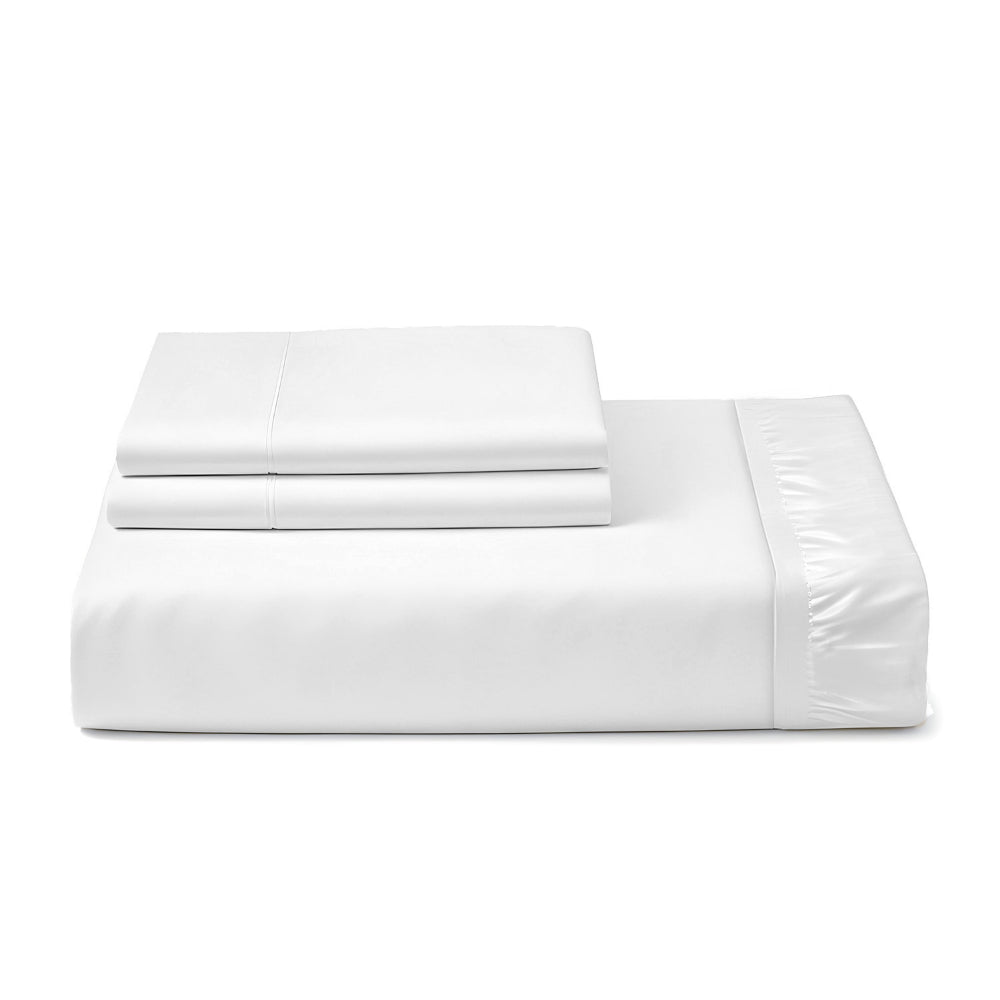 Cotton Home 3-piece Super Soft Fitted Sheet Set White