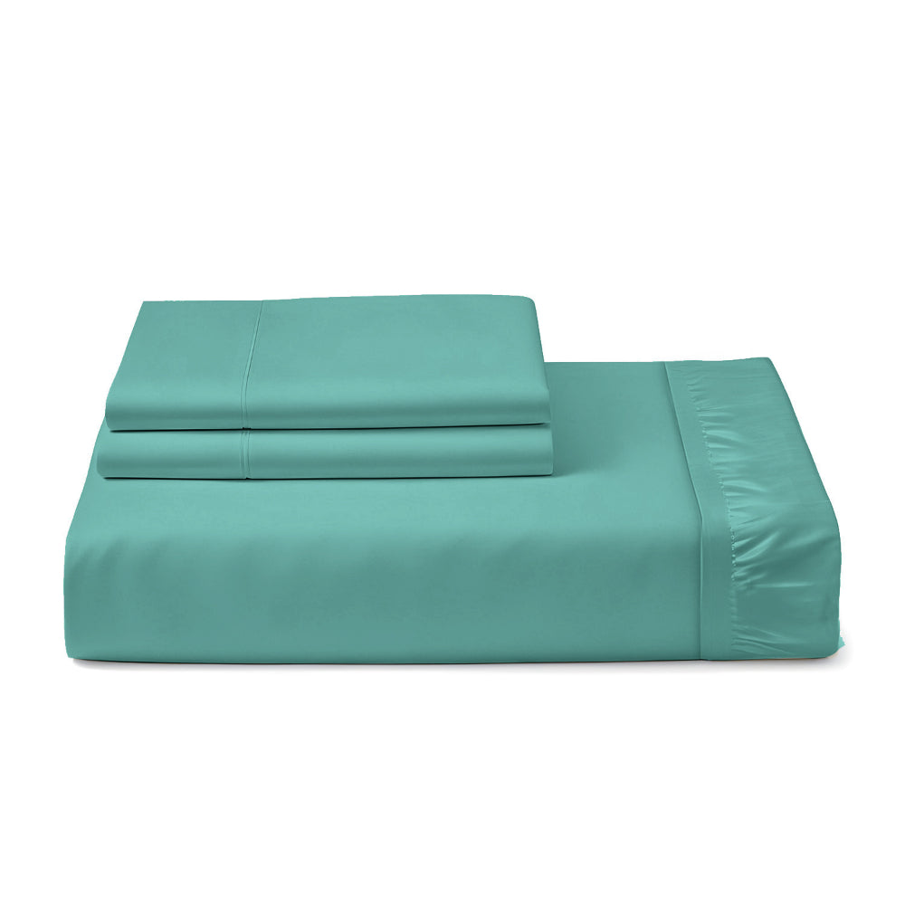 Cotton Home 3-piece Super Soft Fitted Sheet Set Teal