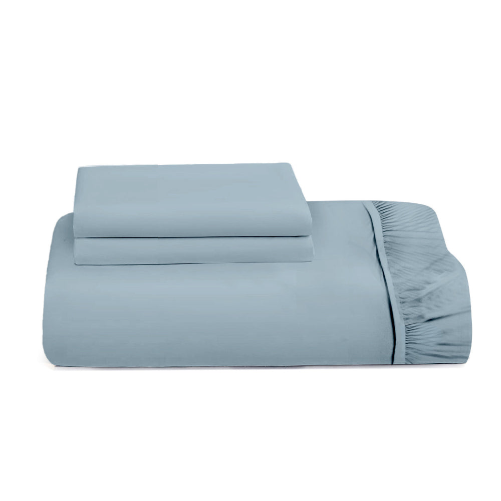 Cotton Home 3-piece Super Soft Fitted Sheet Set White