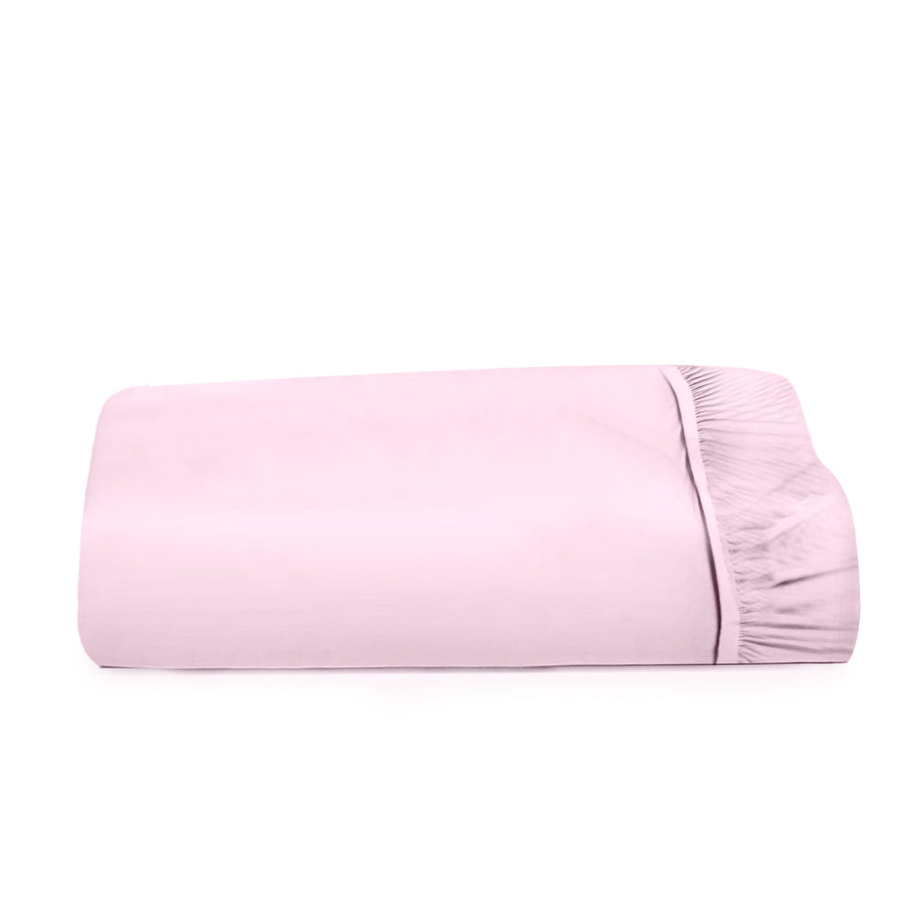 Cotton Home 1-piece Fitted Sheet Super Soft Pink