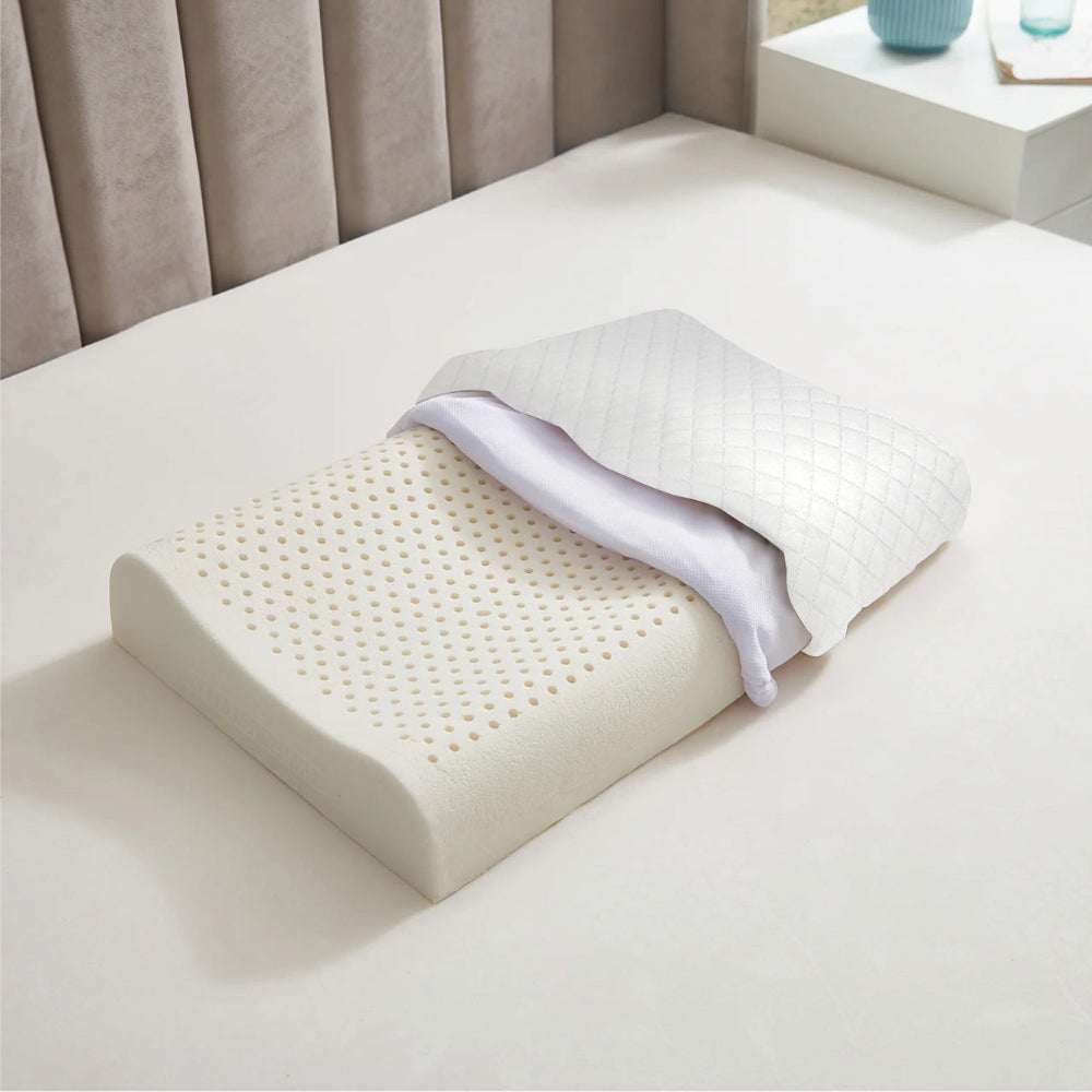 Cotton Home Classic Breatheasy Memory Foam Pillow Anti-stress Fabric White