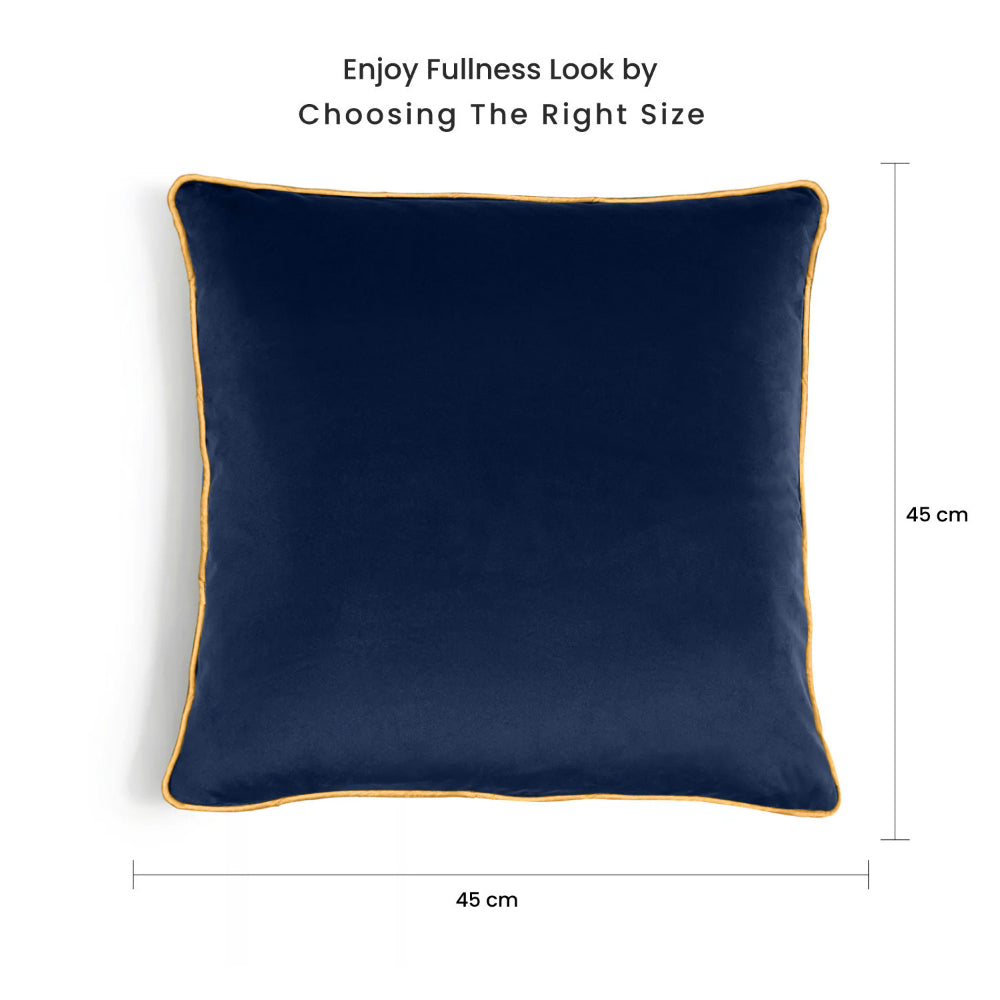 Cotton Home Velvet Cushion 45x45cm Pack of 2