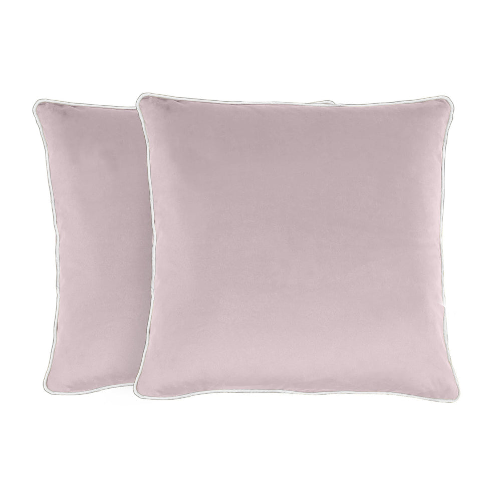 Cotton Home Velvet Cushion 45x45cm Pack of 2