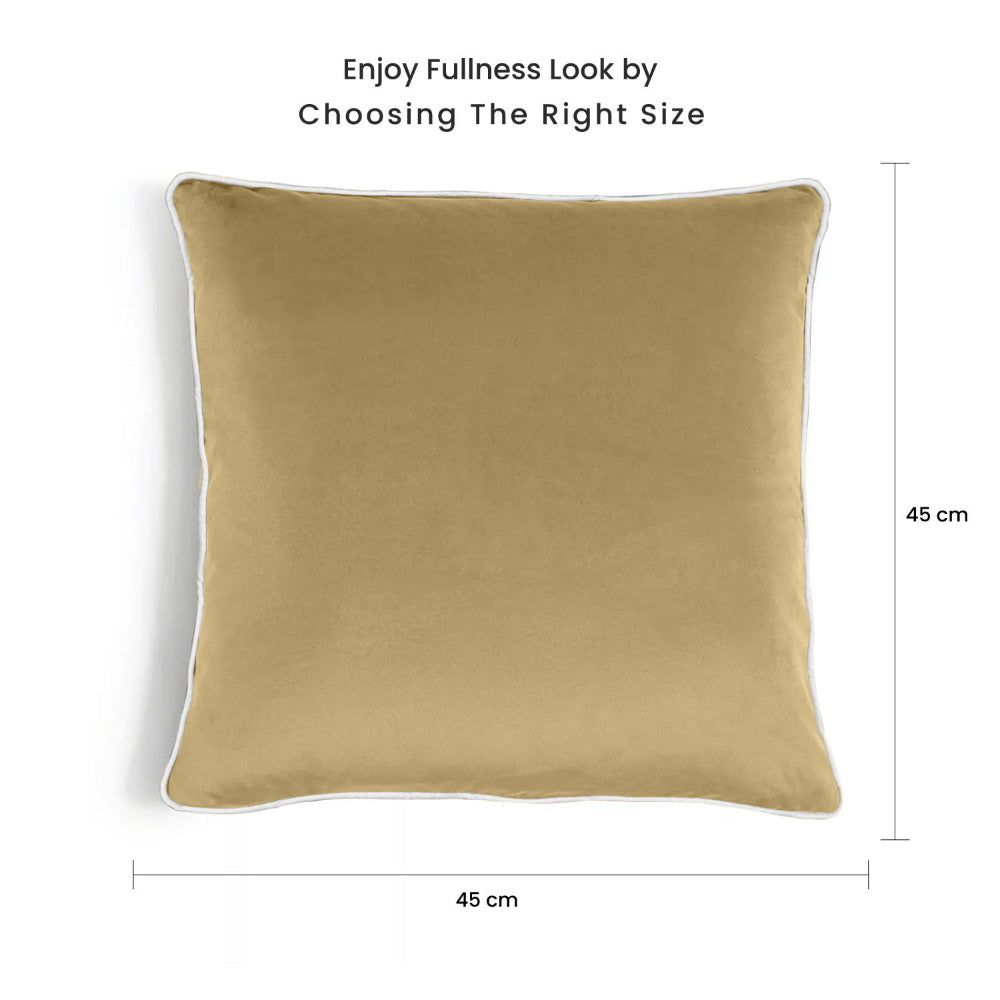 Cotton Home Velvet Cushion 45x45cm Pack of 2