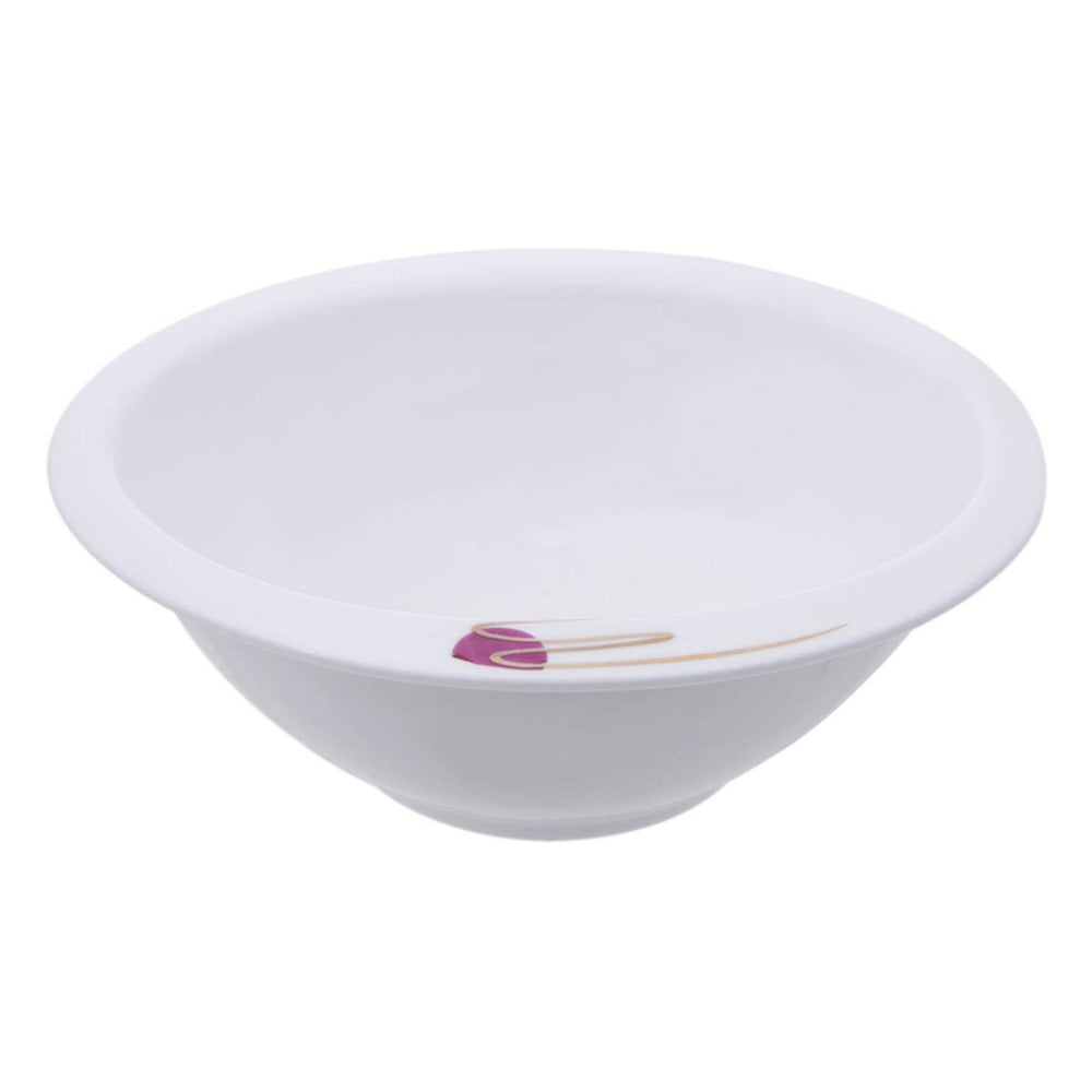 Shallow Porcelain Bowl - 10-Inch Serving Bowl, Elegant White Dinnerware