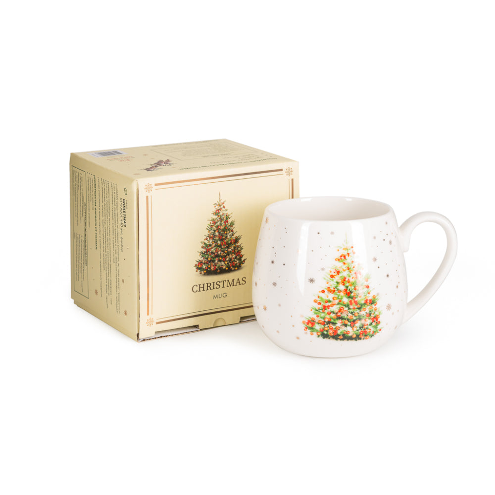 Fissman 2-Piece Mug 440ml Christmas New Bone China