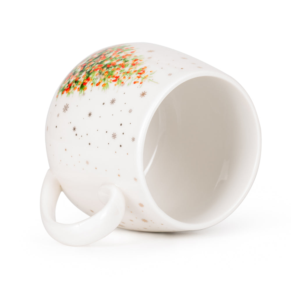 Fissman 2-Piece Mug 440ml Christmas New Bone China