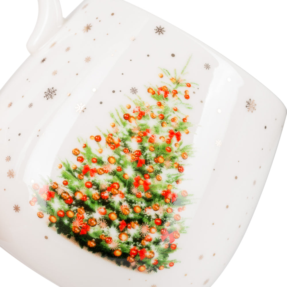 Fissman 2-Piece Mug 440ml Christmas New Bone China