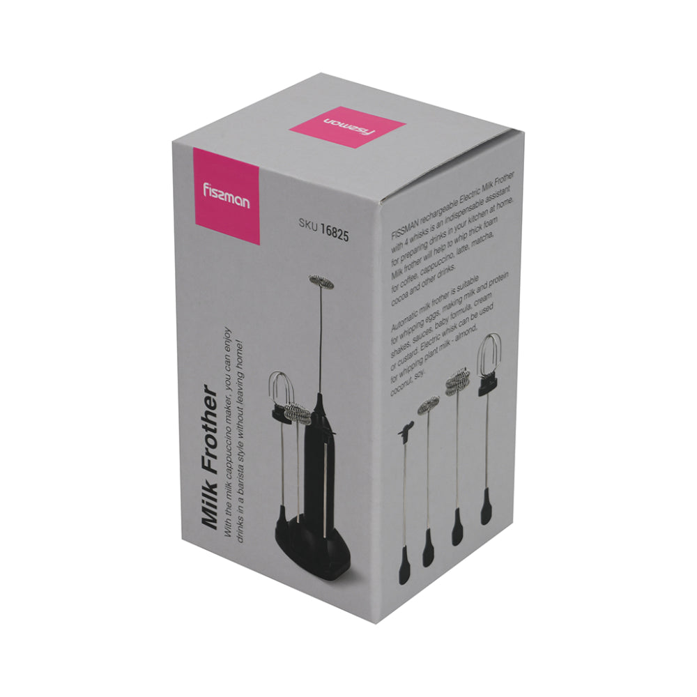 Fissman Milk Frother (Plastic+Stainless Steel)