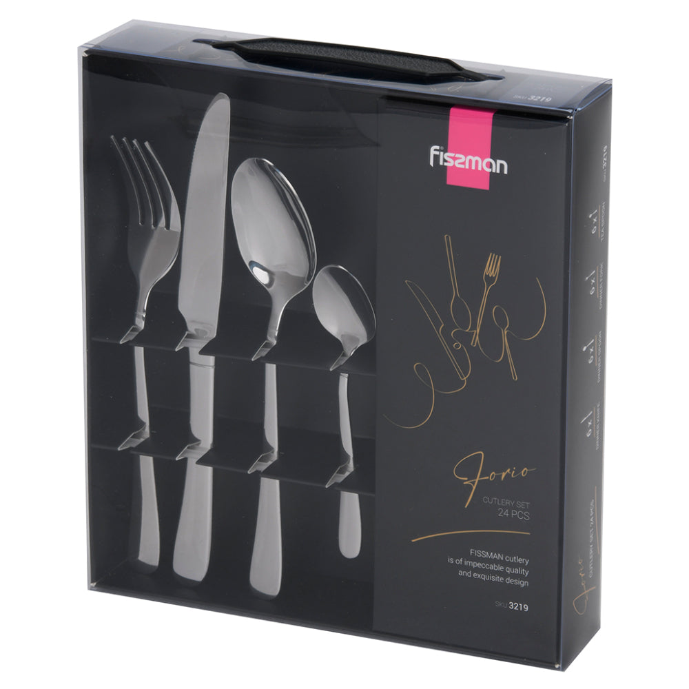 Fissman 24-Piece Cutlery Set, Stainless Steel Cutlery Set Forio Series