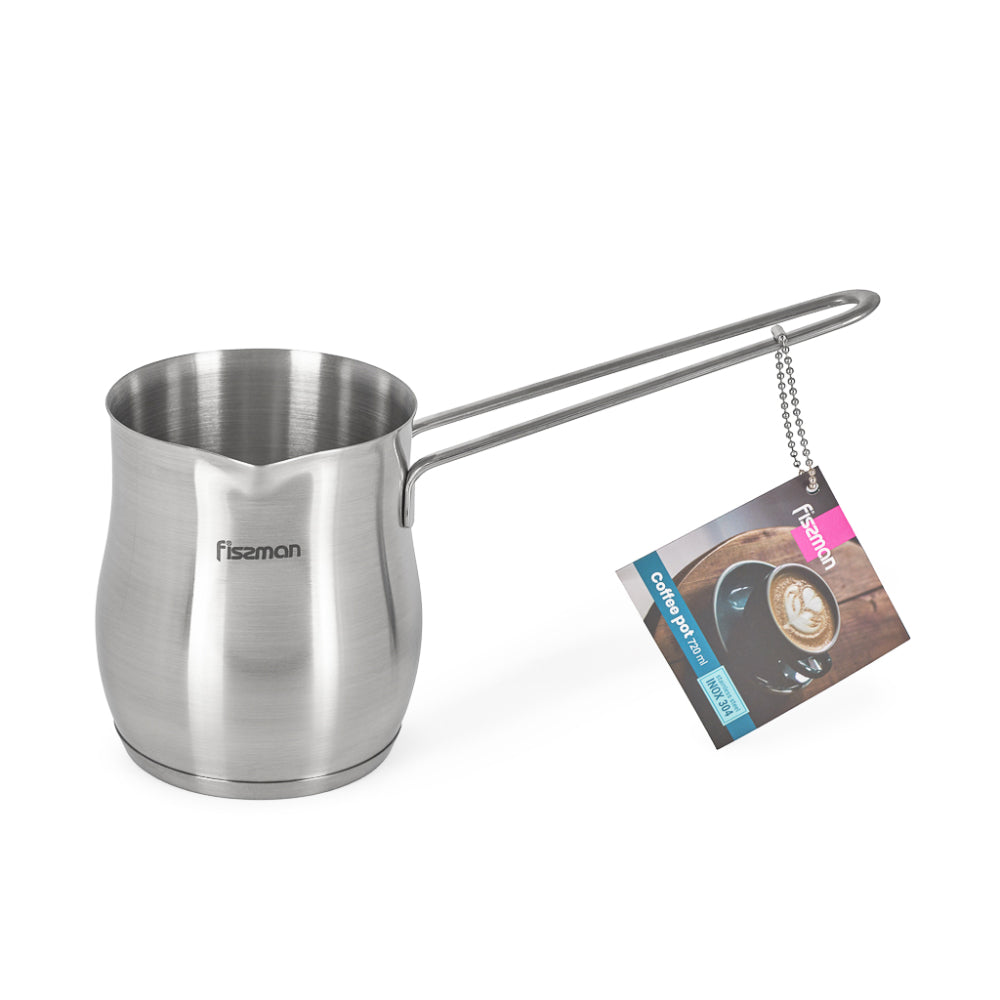 Fissman Turkish Coffee Pot 720mL Stainless Steel Induction Bottom