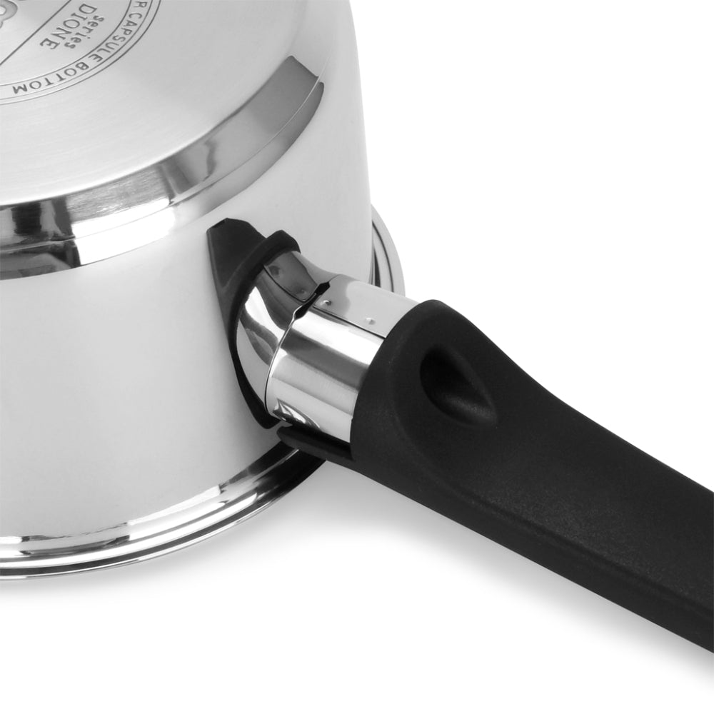 Fissman Sauce Pan Dione  12cm/0.9 LTR Without Lid Stainless Steel