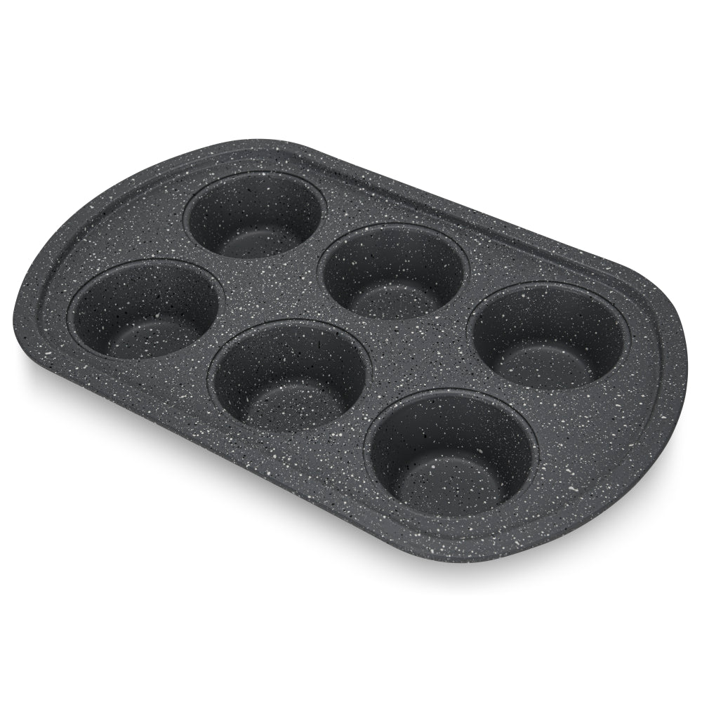 Fissman 6 Cups Muffin Pan 32cm Carbon Steel With Non-Stick Coating