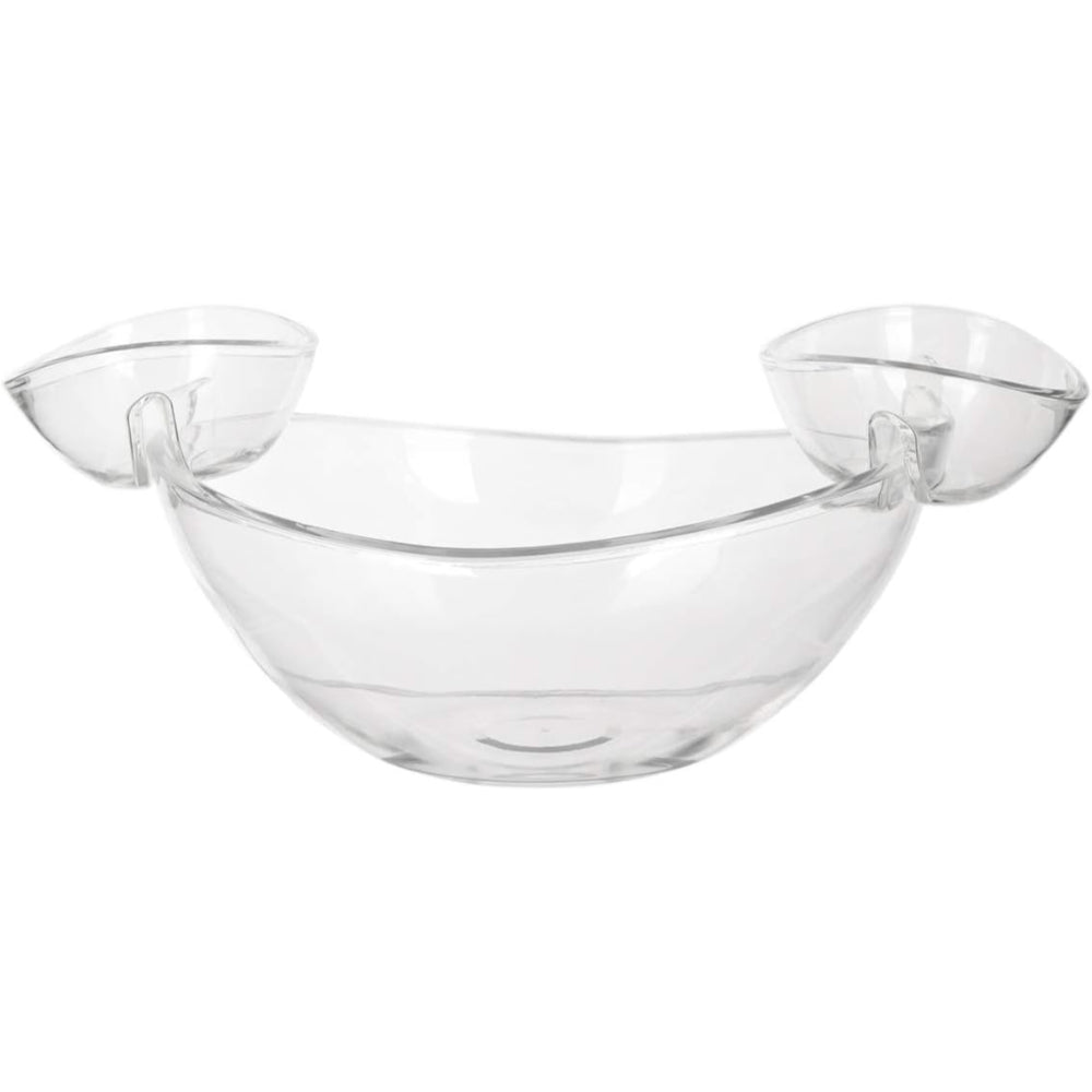 Cuisine Art Snack Bowls, Set of 3-Piece | Glass Bowls for Serving Snacks, Nuts, Dips, Appetizers, and More
