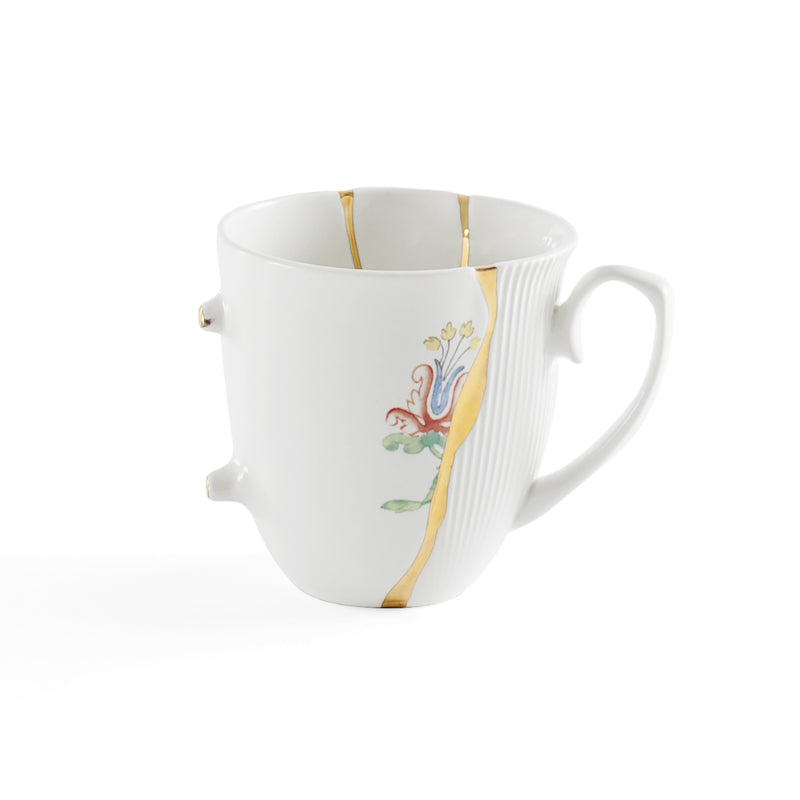 Seletti Kintsugi-N 2 Mug In Porcelain