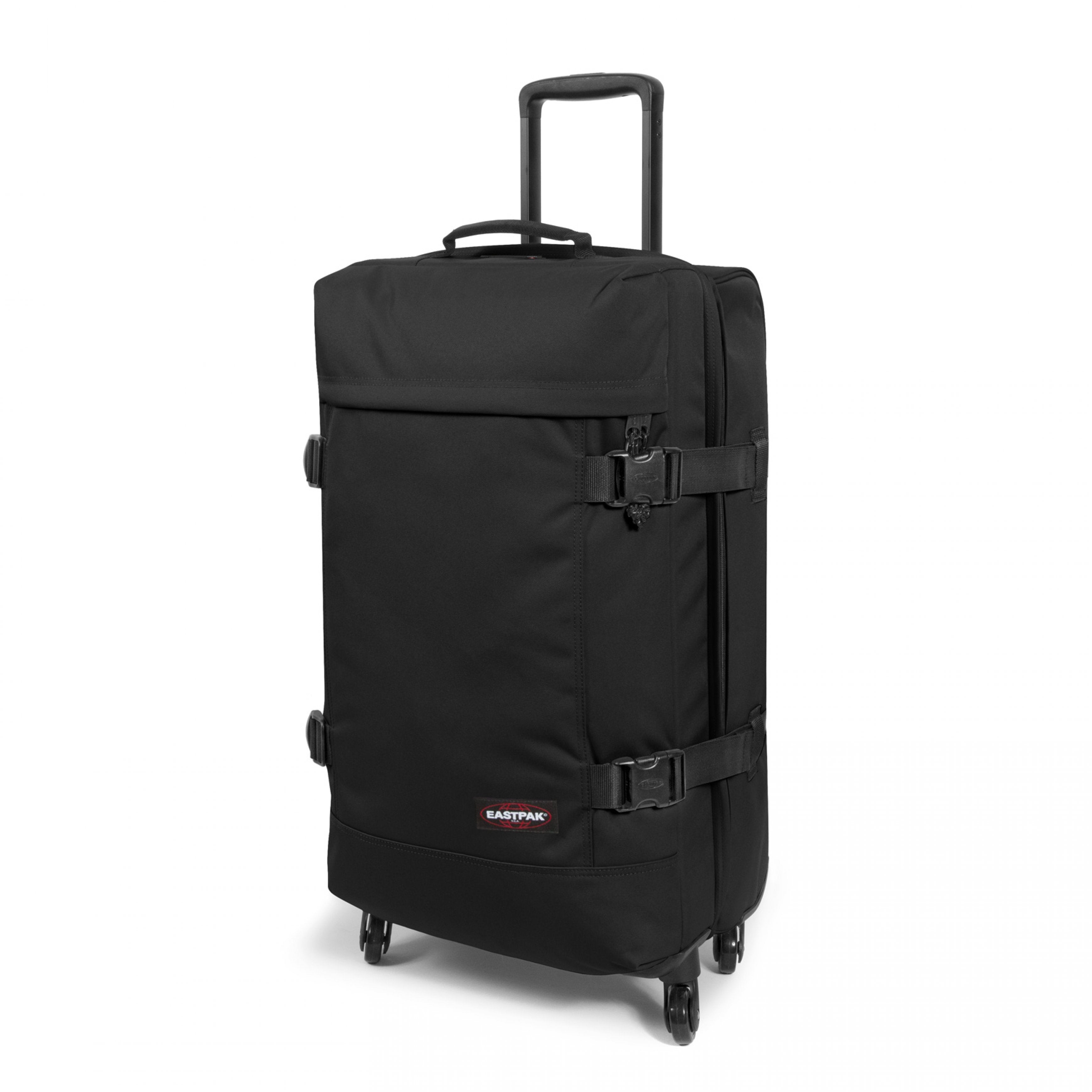 Eastpak Trans4 M Black Four-Wheeled Medium Soft Luggage - EK00081L0081