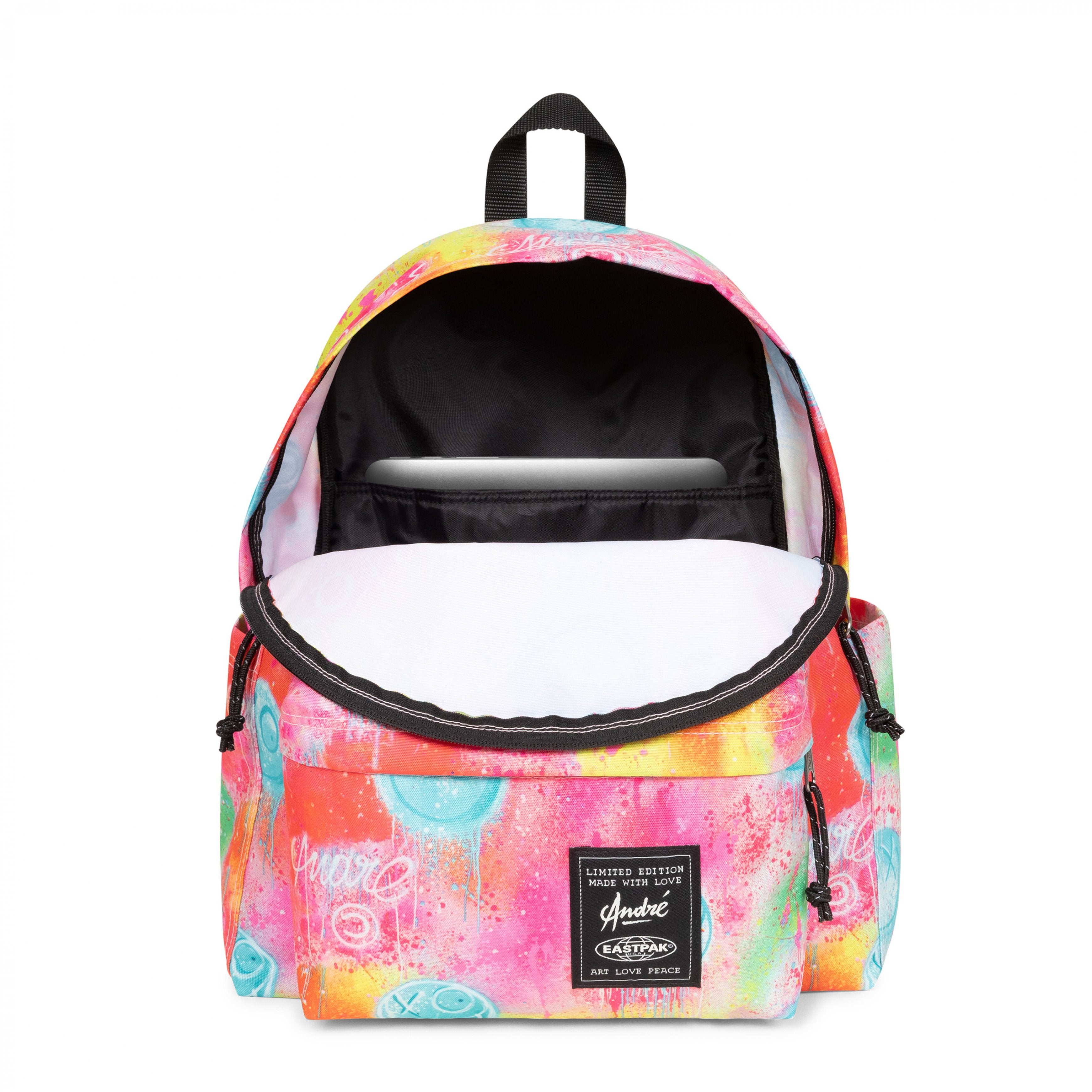 Eastpak Day Pak'R Fluo Clouds Medium backpack with bottle holder and laptop sleeve - EK0A5BG43O91