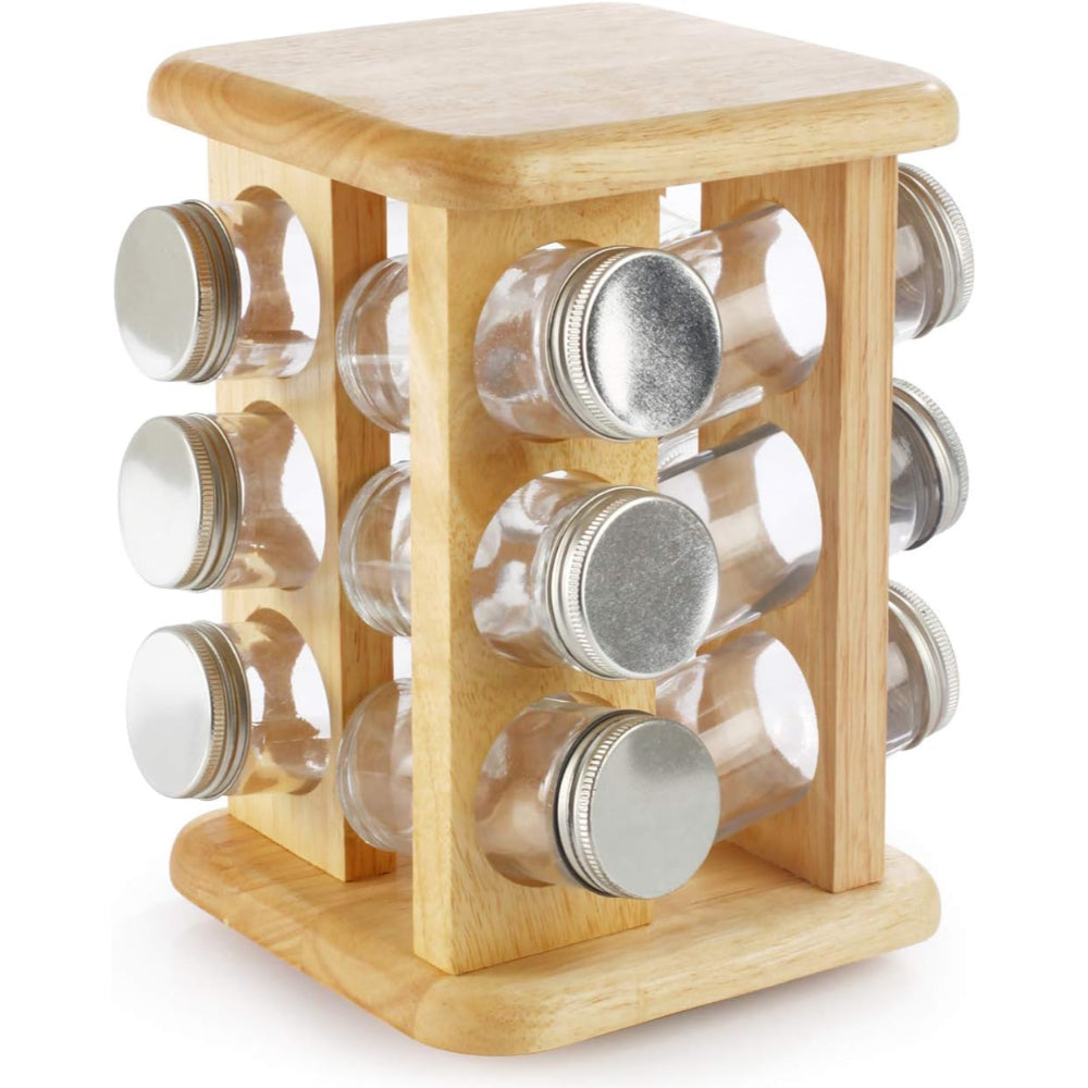 Spice Rack W/ 12 Bottles