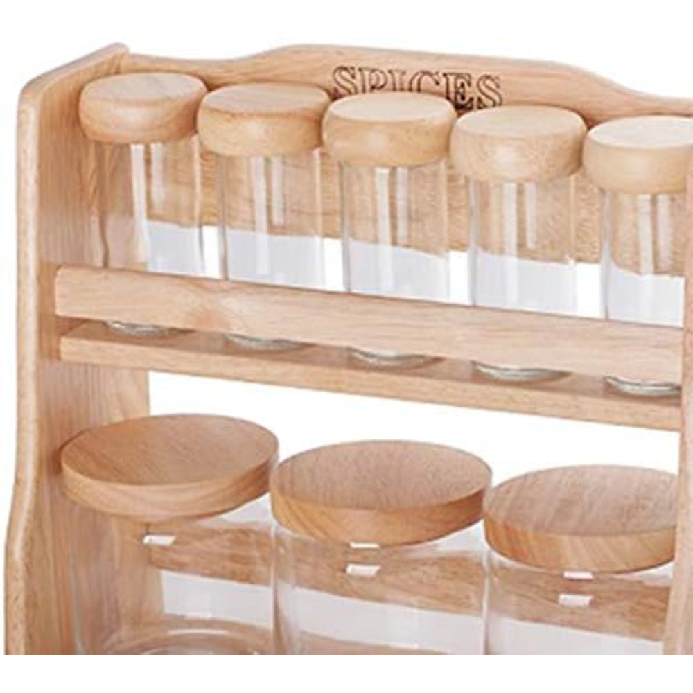 Billi Spice Rack 5 Bottles W/Canister 3pcs Set