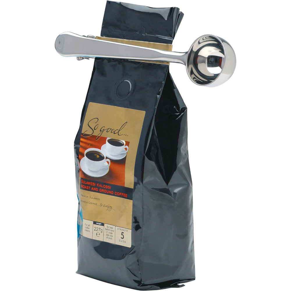 Lx Coffee Measure And Bag Clip S/Steel