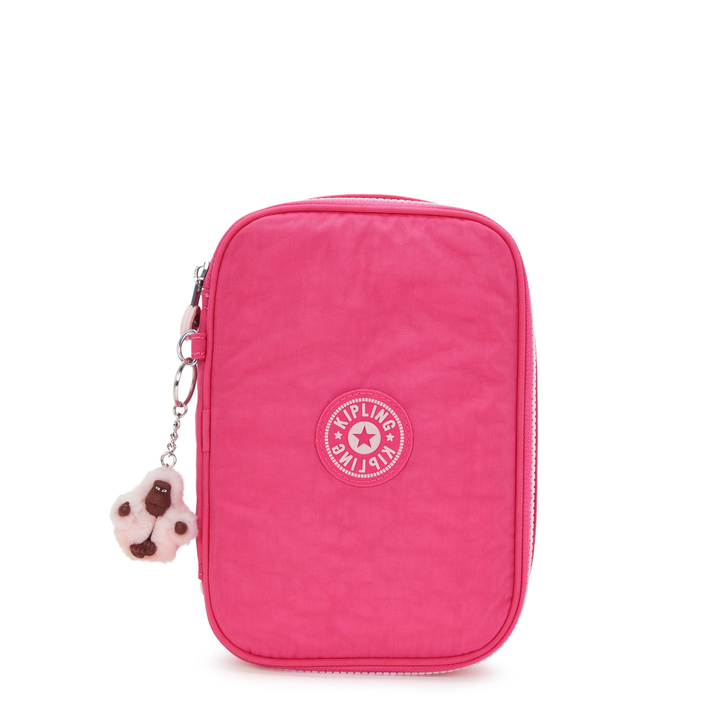 KIPLING-100 Pens-Large pencase-Happy Pink C-09405-BZ8