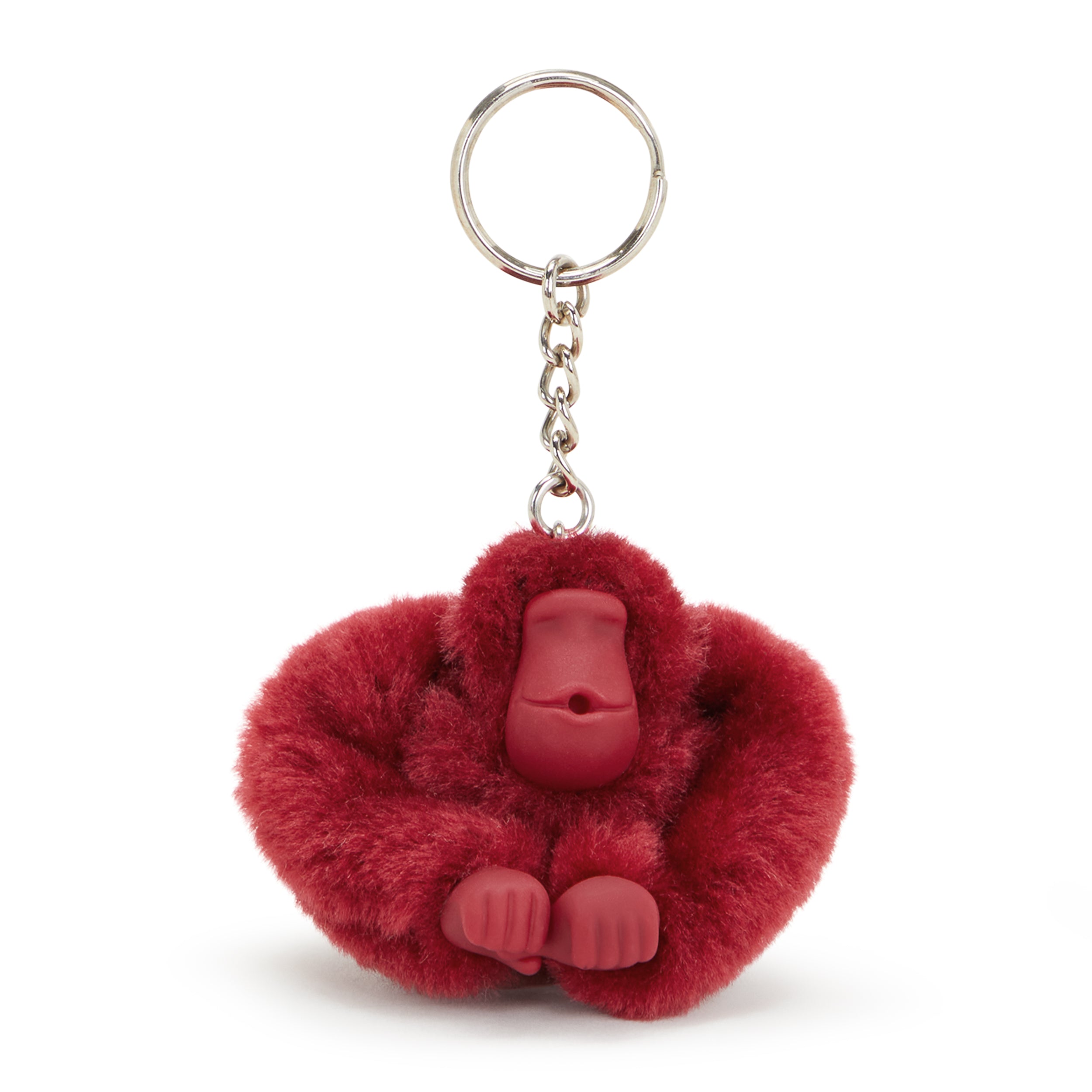 Kipling Monkeyclip S Funky Red Pack of 10 Small Monkey Keyhangers K1647-44S