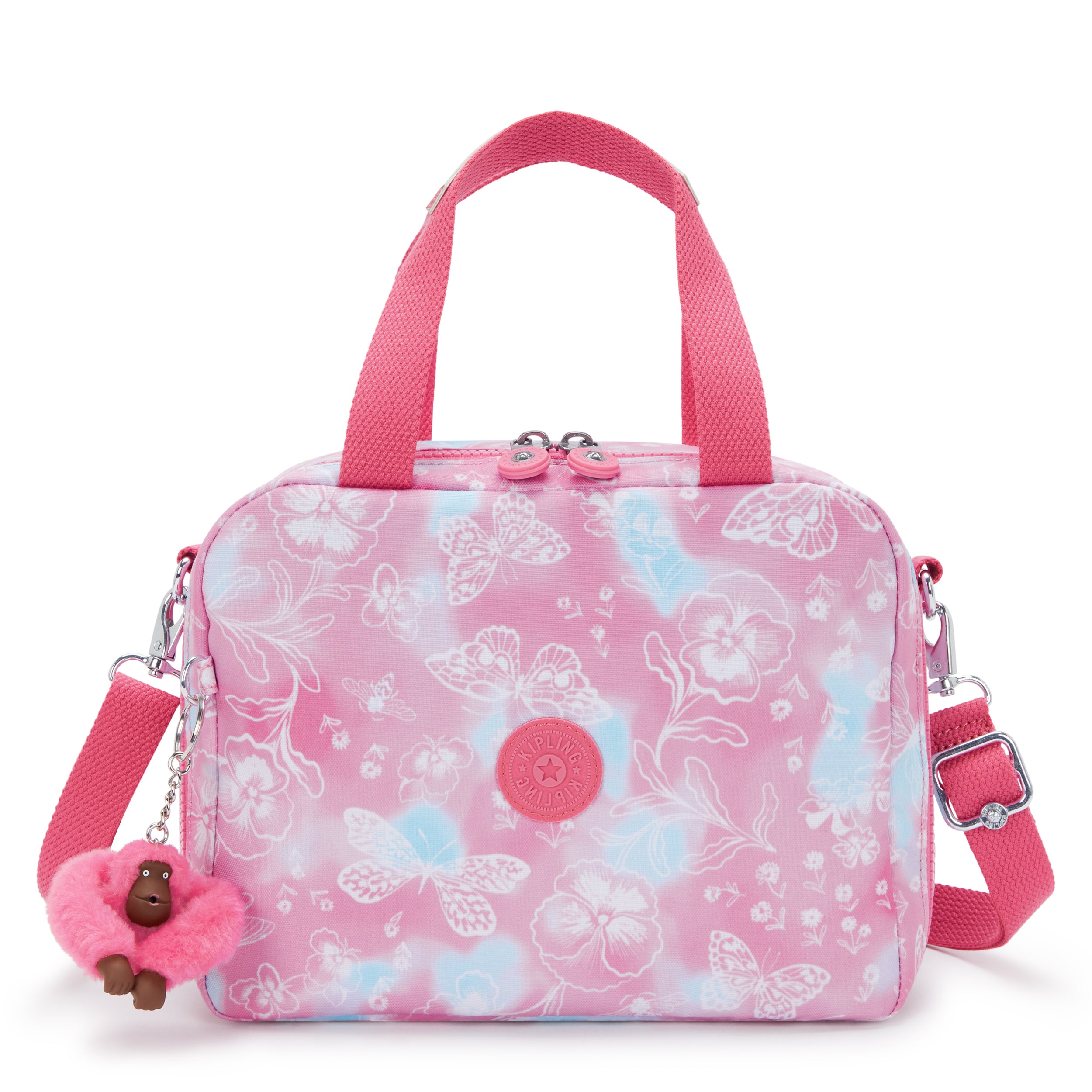 KIPLING-Miyo-Large lunchbox (with trolley sleeve)-Garden Clouds-I2989-2PE