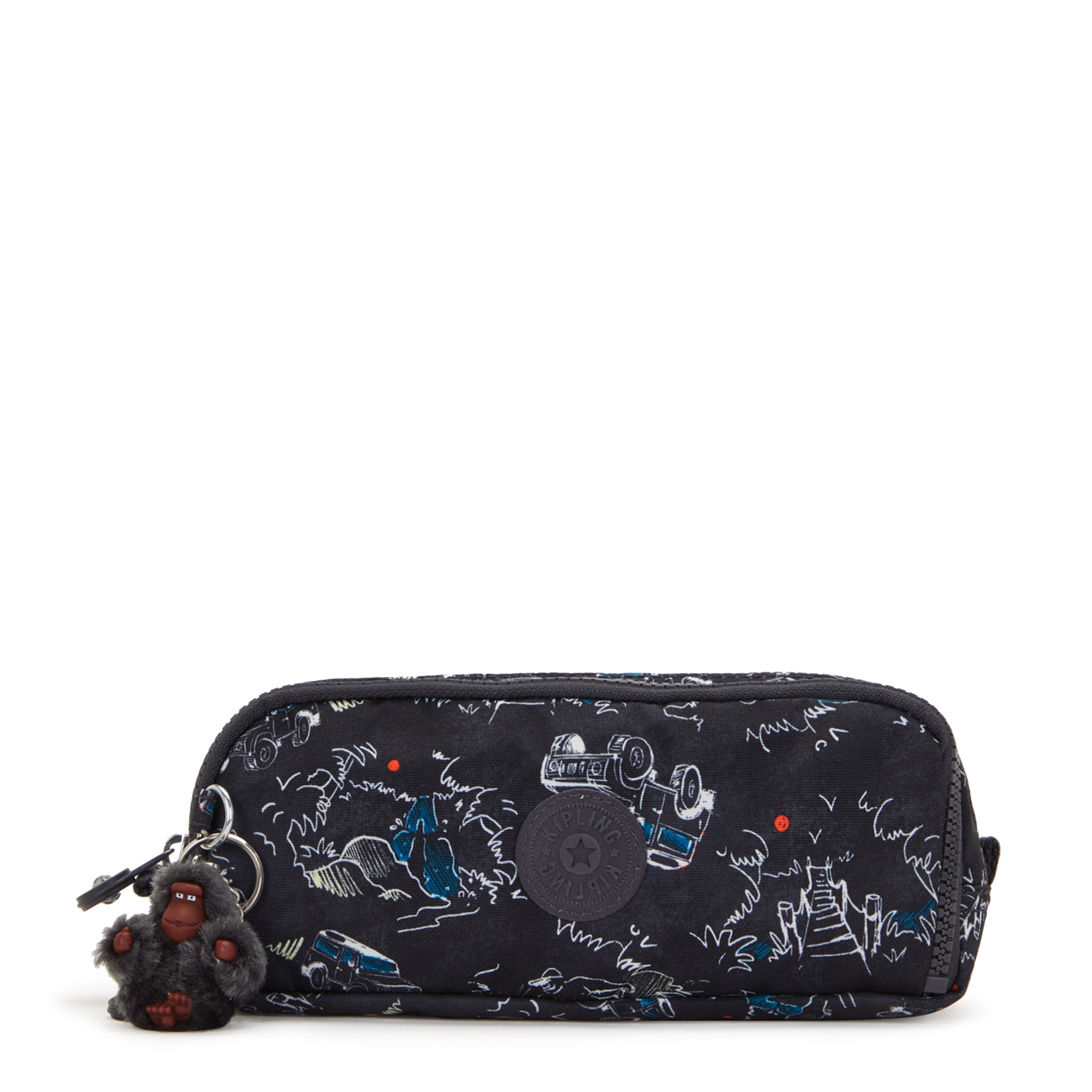 KIPLING-Gitroy-Large pencase-Jungle Fun Race-I3560-TJ3