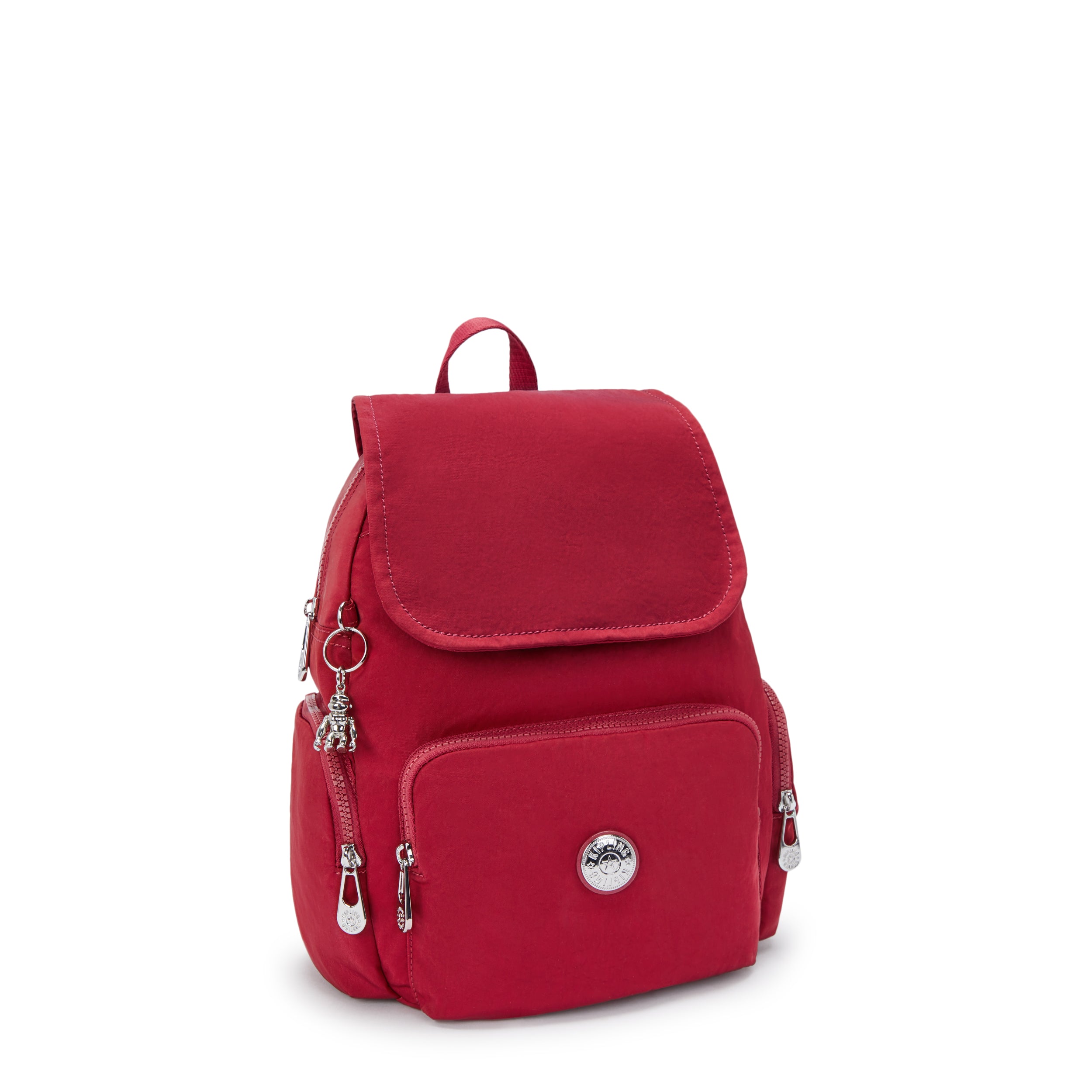 Kipling City Zip S Red Red Wine Small Backpack I4430-6SE