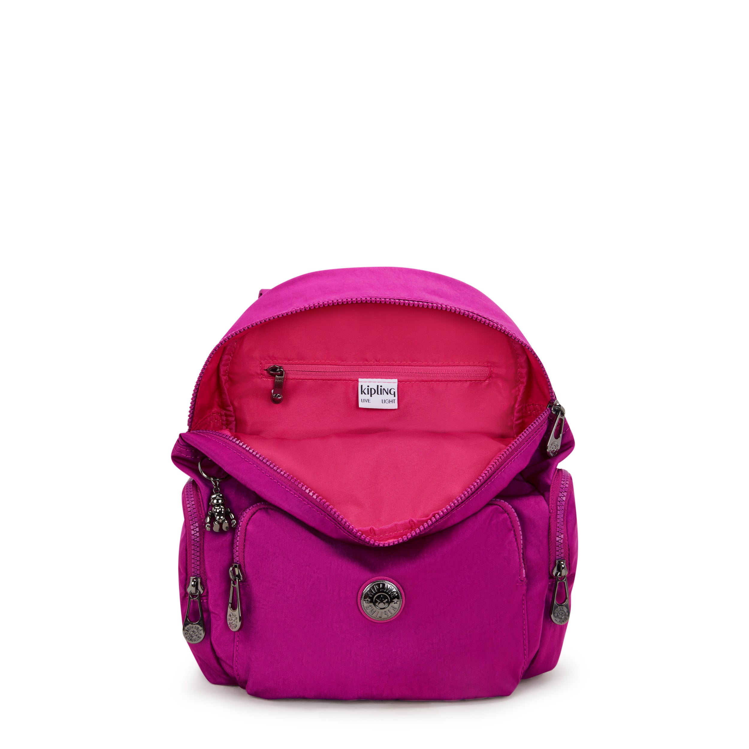 Kipling City Zip S Fuchsia Night Small Backpack I4430 7LE