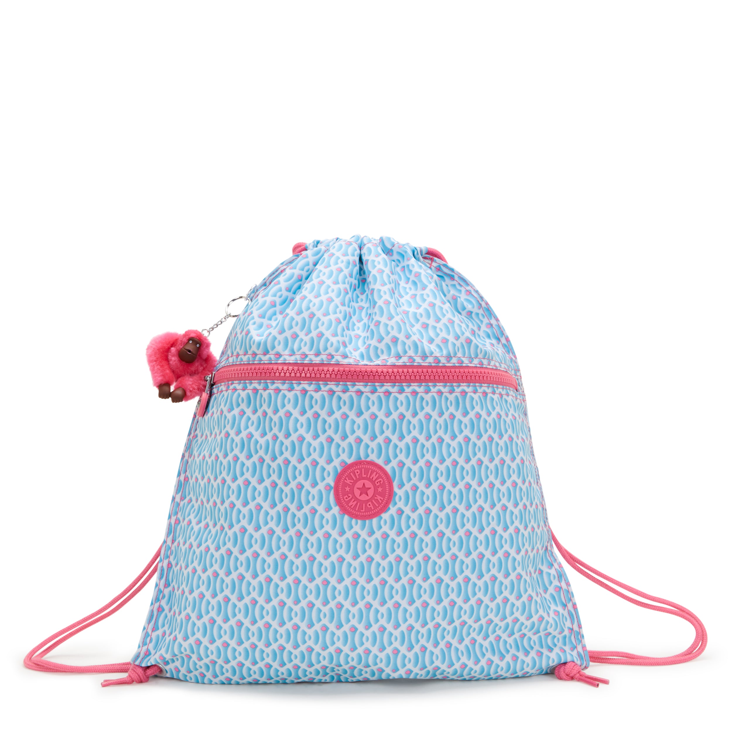 KIPLING-Supertaboo-Medium backpack (with drawstring)-Dreamy Geo C-I5637-D1W