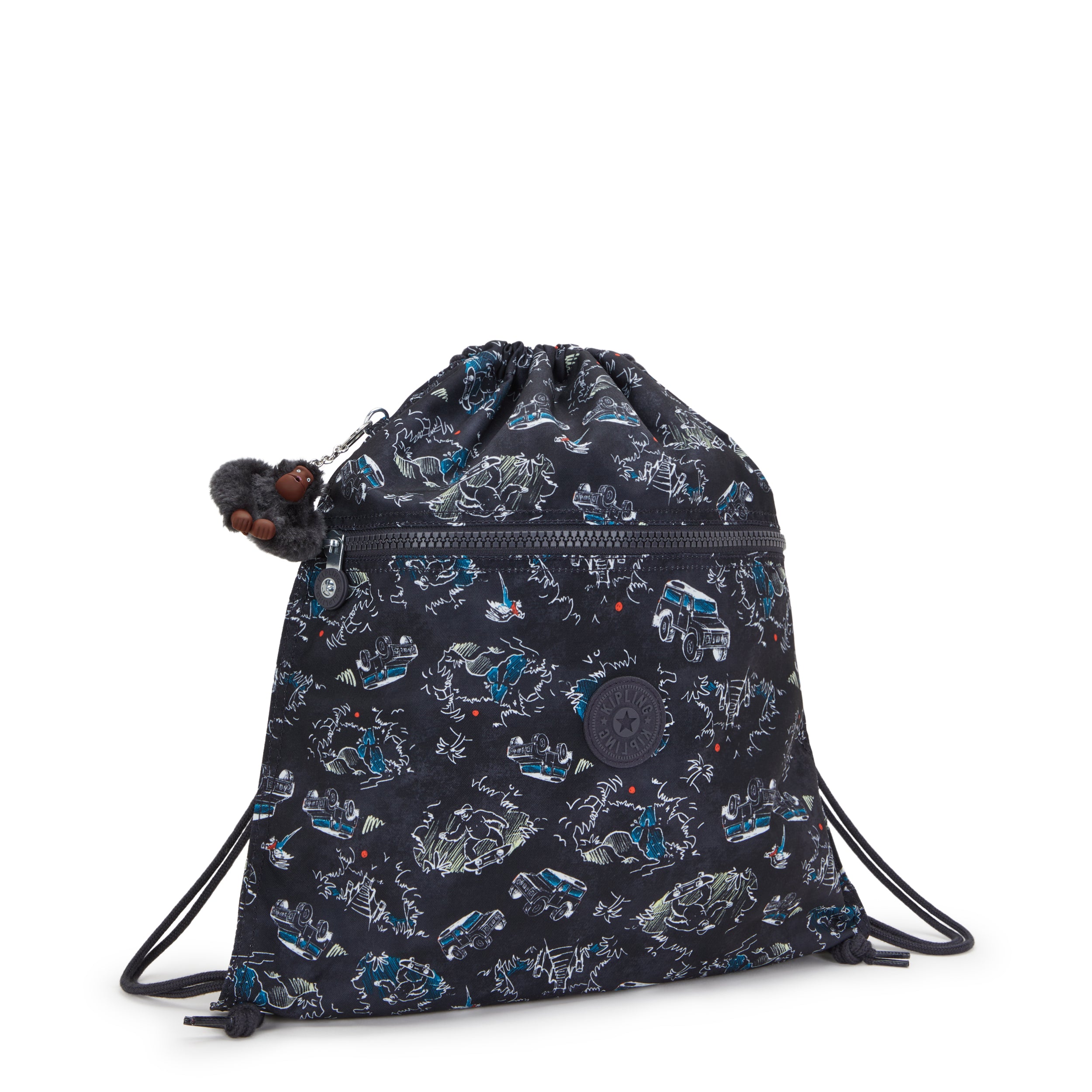 Kipling Supertaboo Jungle Fun Race Medium Backpack C2I5637-TJ3