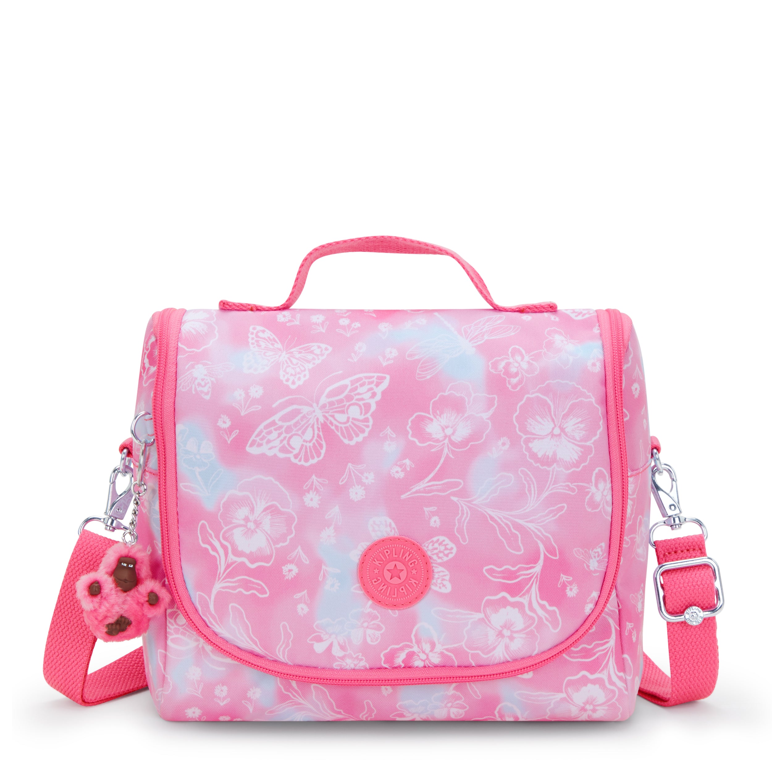 KIPLING-New Kichirou-Large lunchbox (with trolley sleeve)-Garden Clouds-I5749-2PE