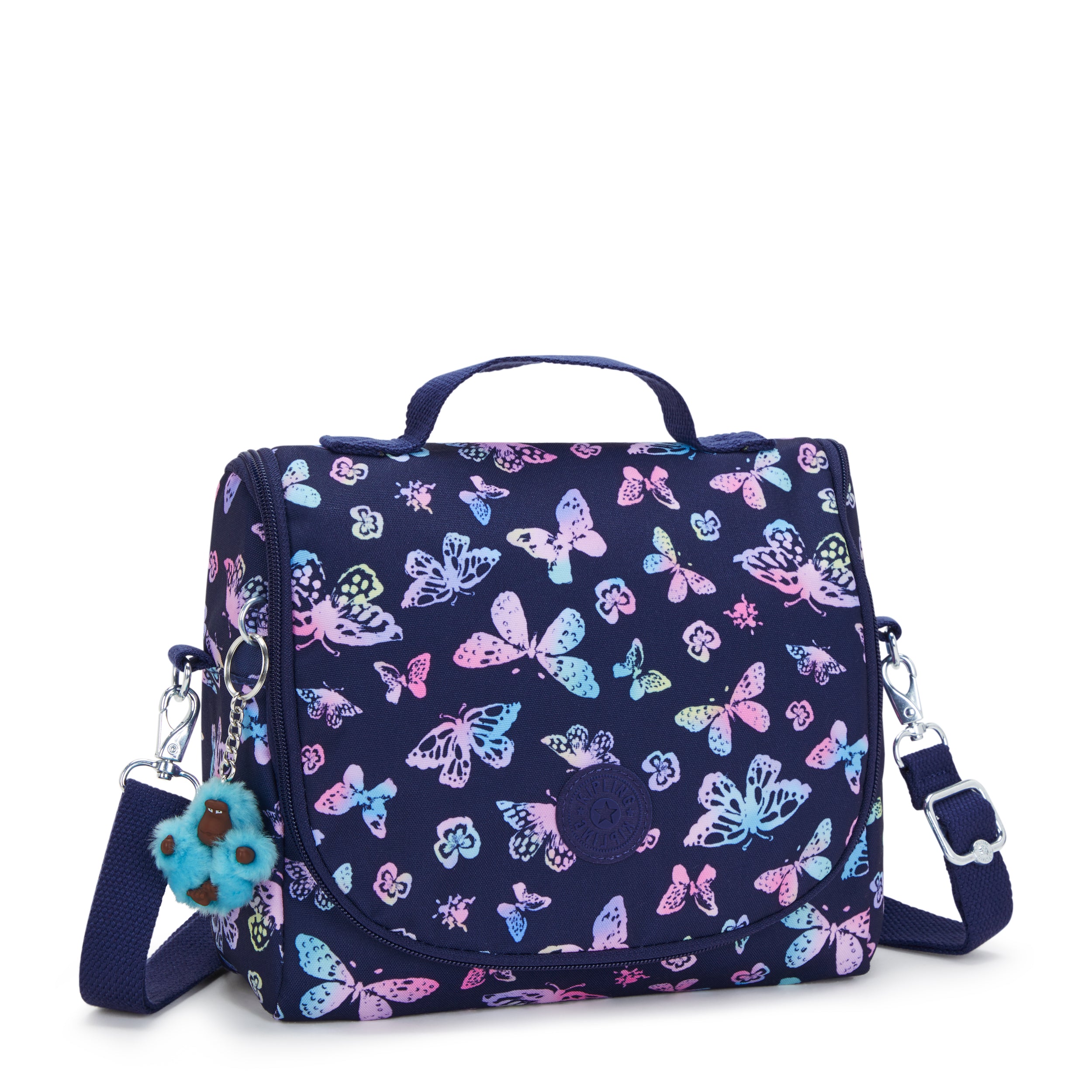 Kipling New Kichirou Butterfly Fun Large Lunch Bag with Trolley Sleeve C2I5749-F5K