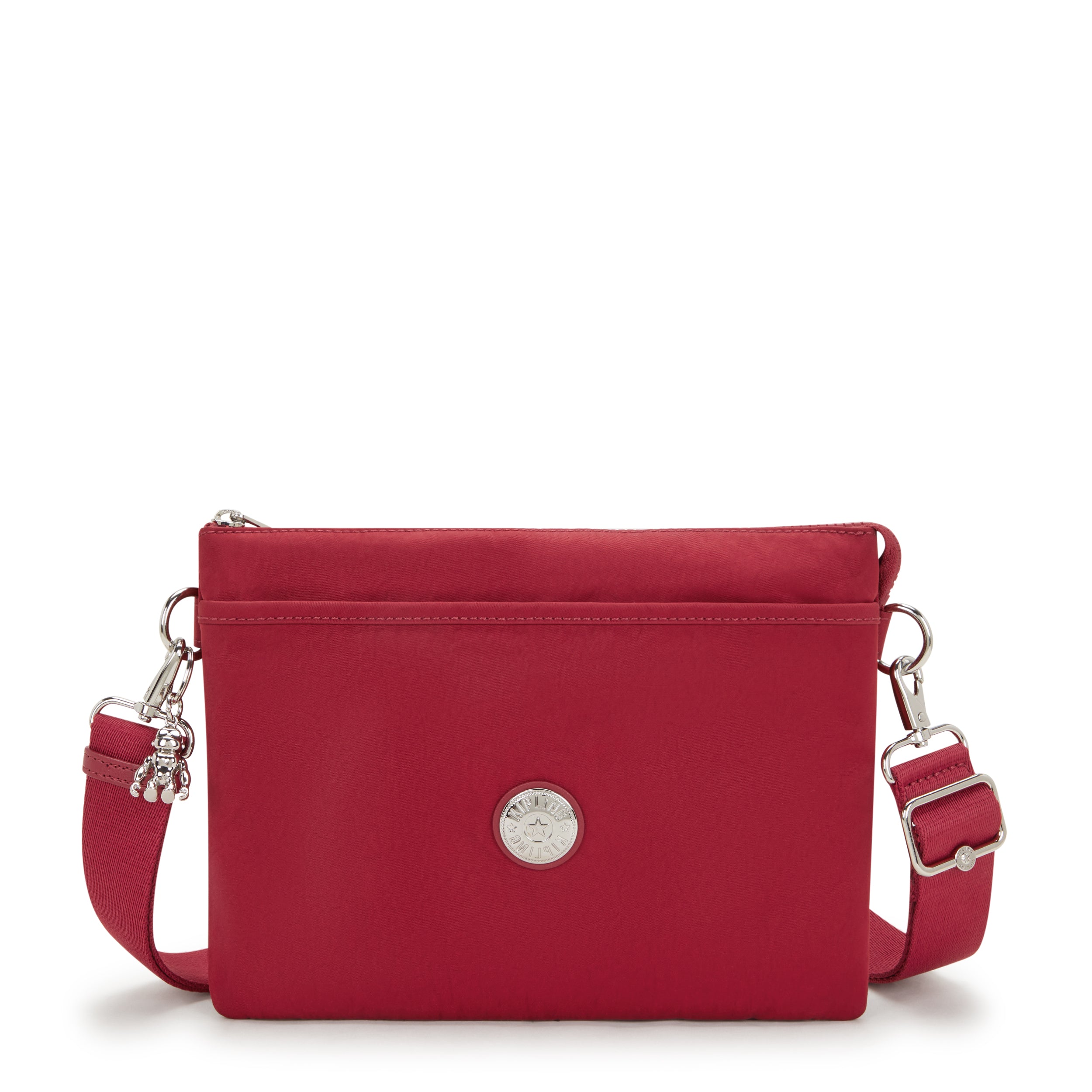 Kipling Riri L Red Red Wine Medium Crossbody Bag I6679-6SE