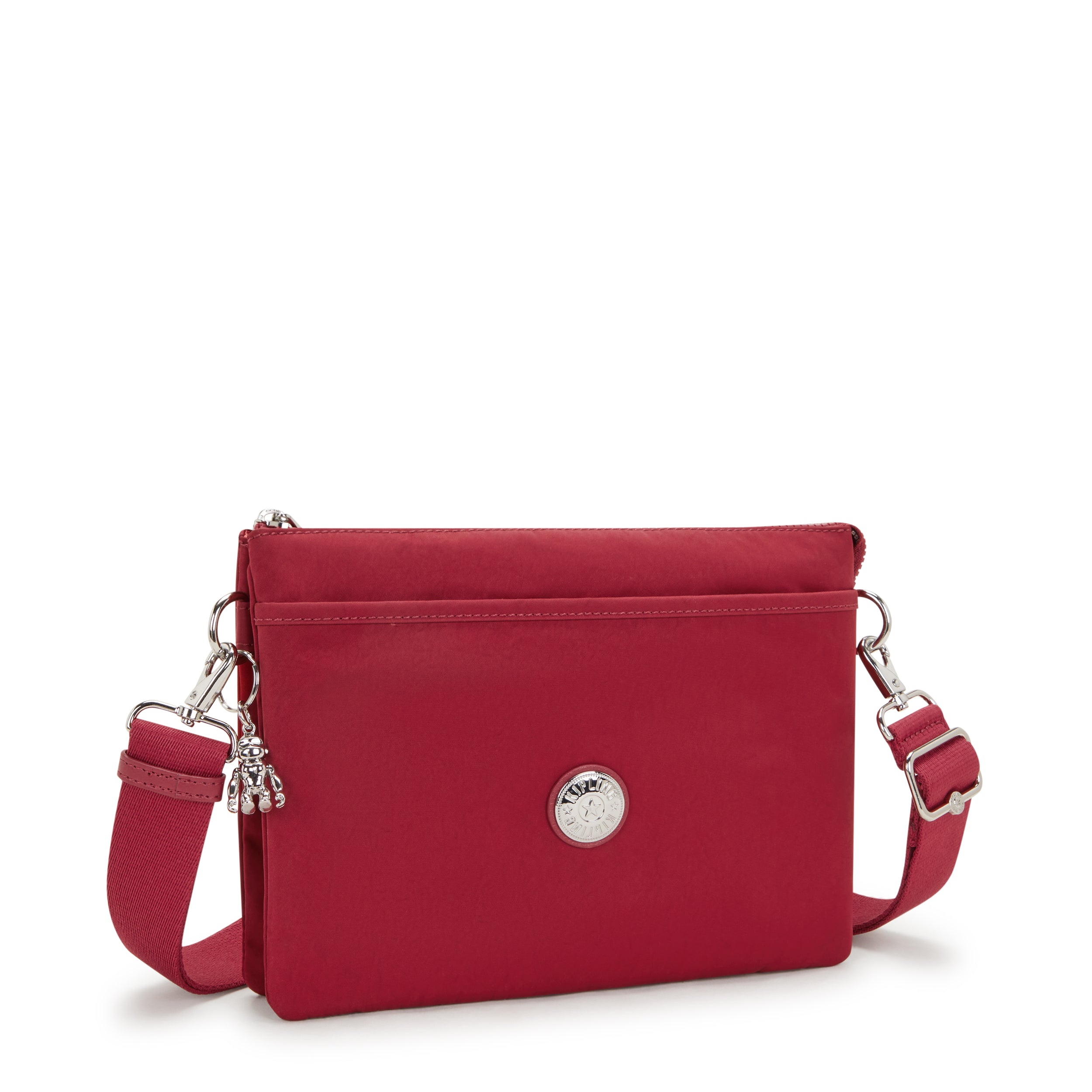 Kipling Riri L Red Red Wine Medium Crossbody Bag I6679-6SE