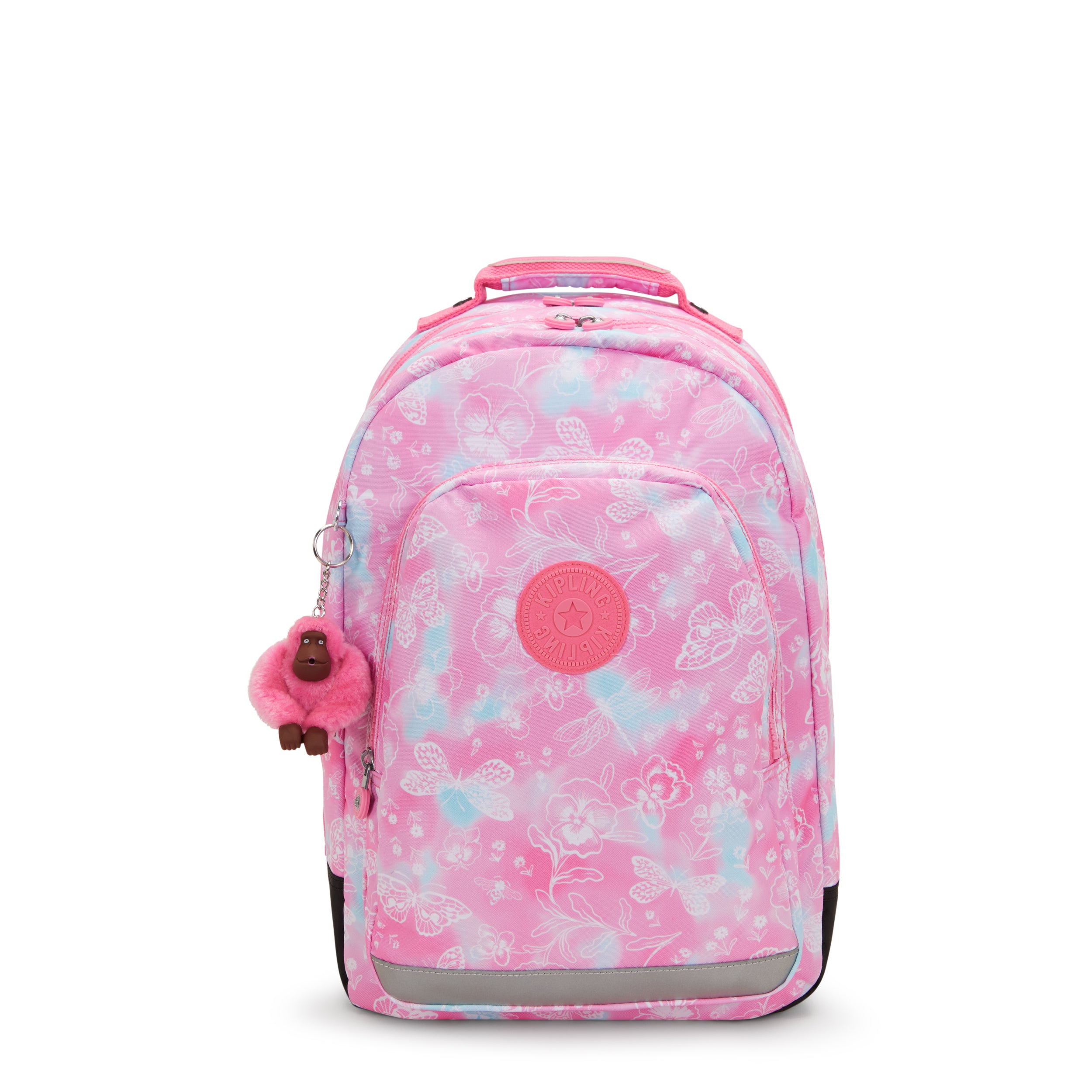 KIPLING-Class Room-Large backpack (with laptop protection)-Garden Clouds-I7090-2PE