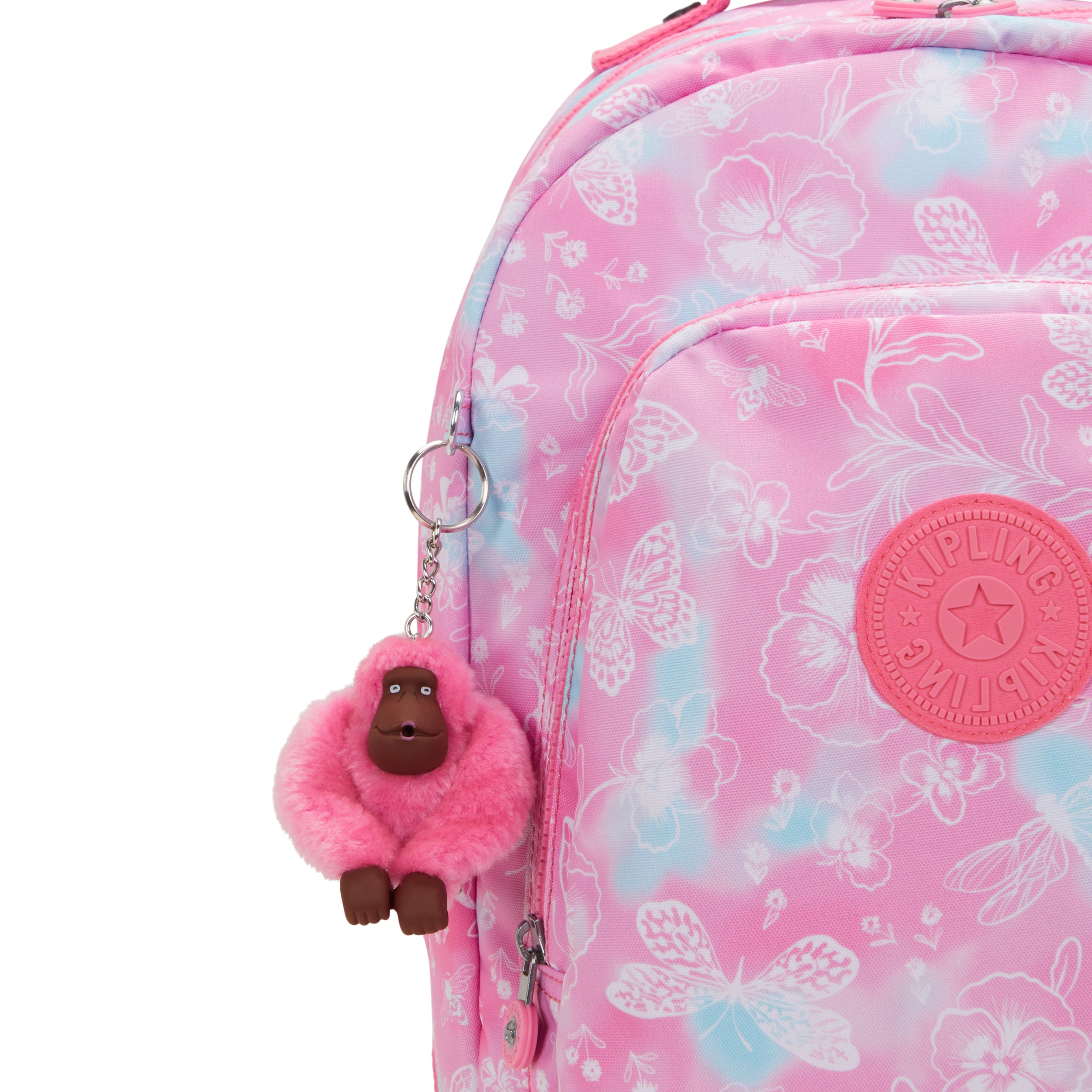 Kipling Class Room Garden Clouds Large Backpack C2I7090-2PE