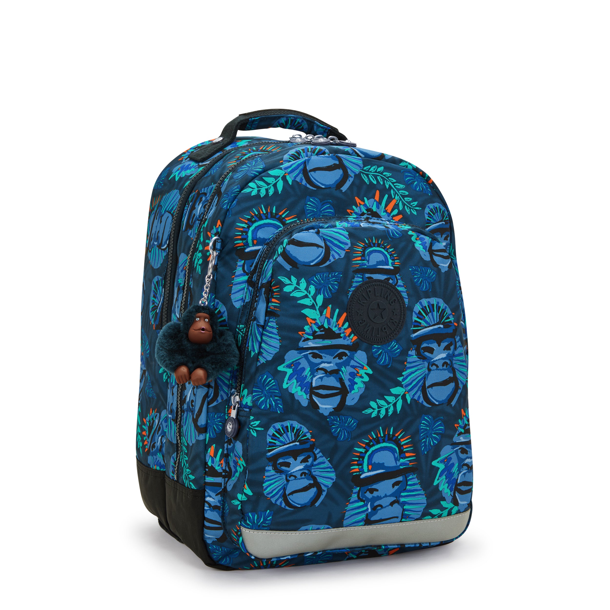 Kipling Class Room Blue Monkey Fun Large Backpack C2I7090-8HJ