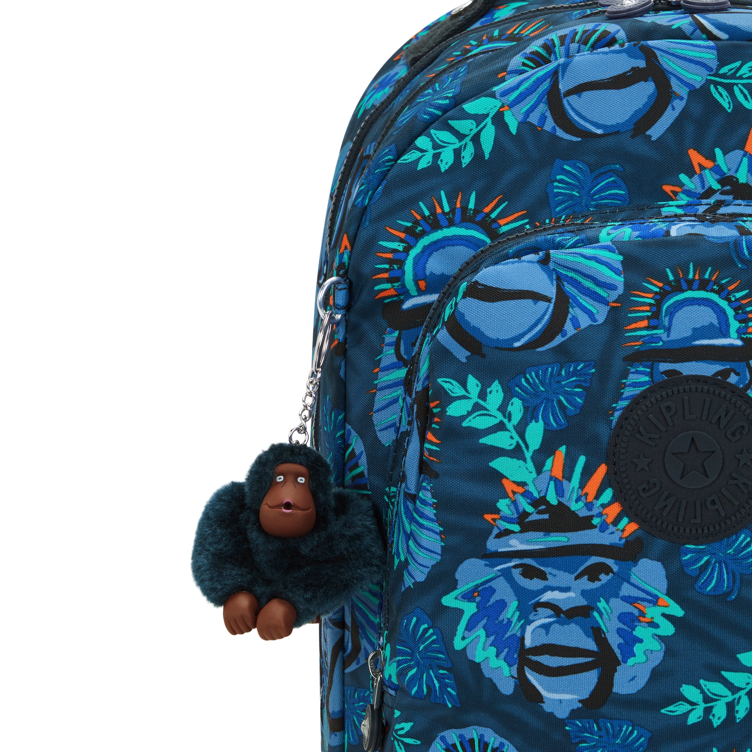 Kipling Class Room Blue Monkey Fun Large Backpack C2I7090-8HJ