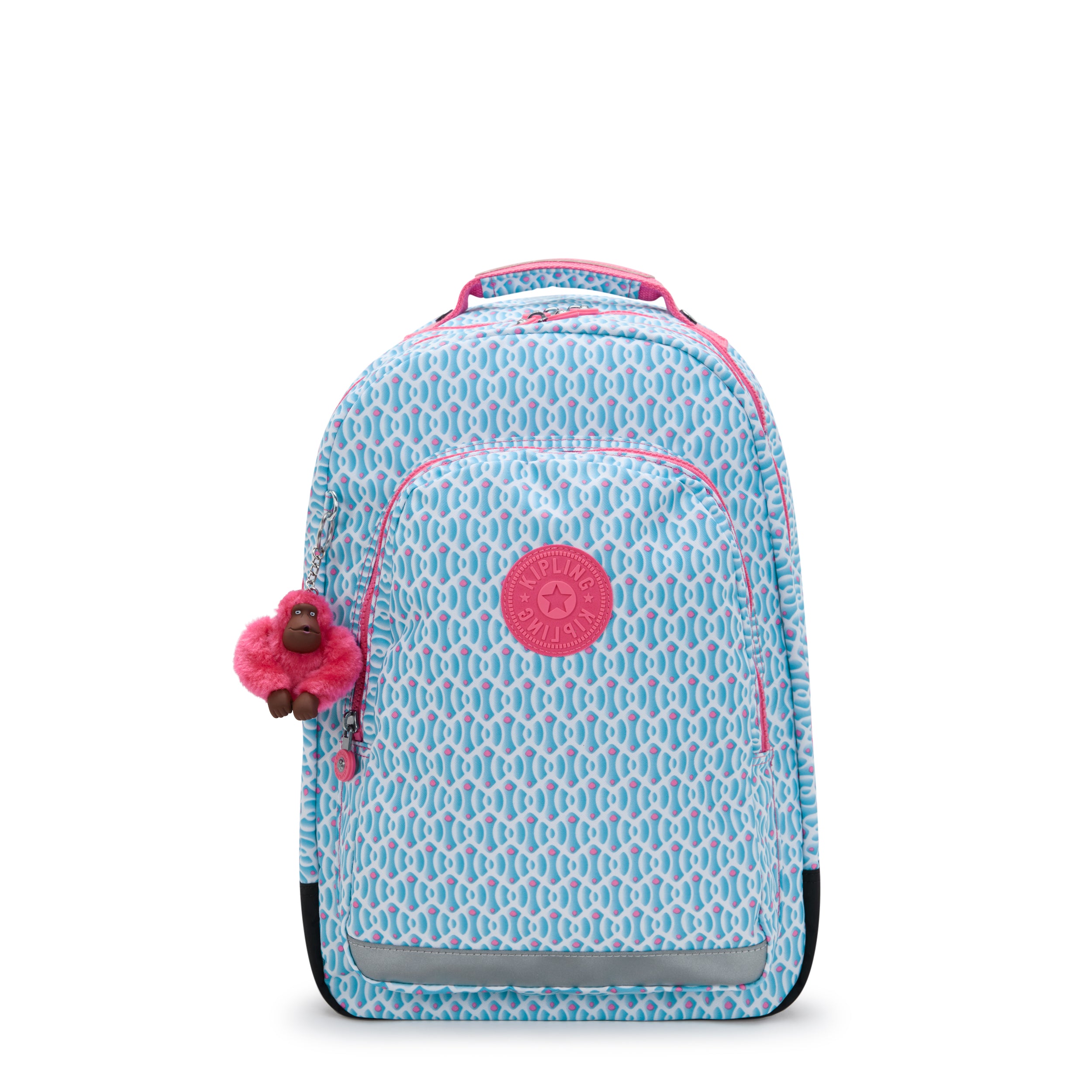 KIPLING-Class Room-Large backpack (with laptop protection)-Dreamy Geo C-I7090-D1W