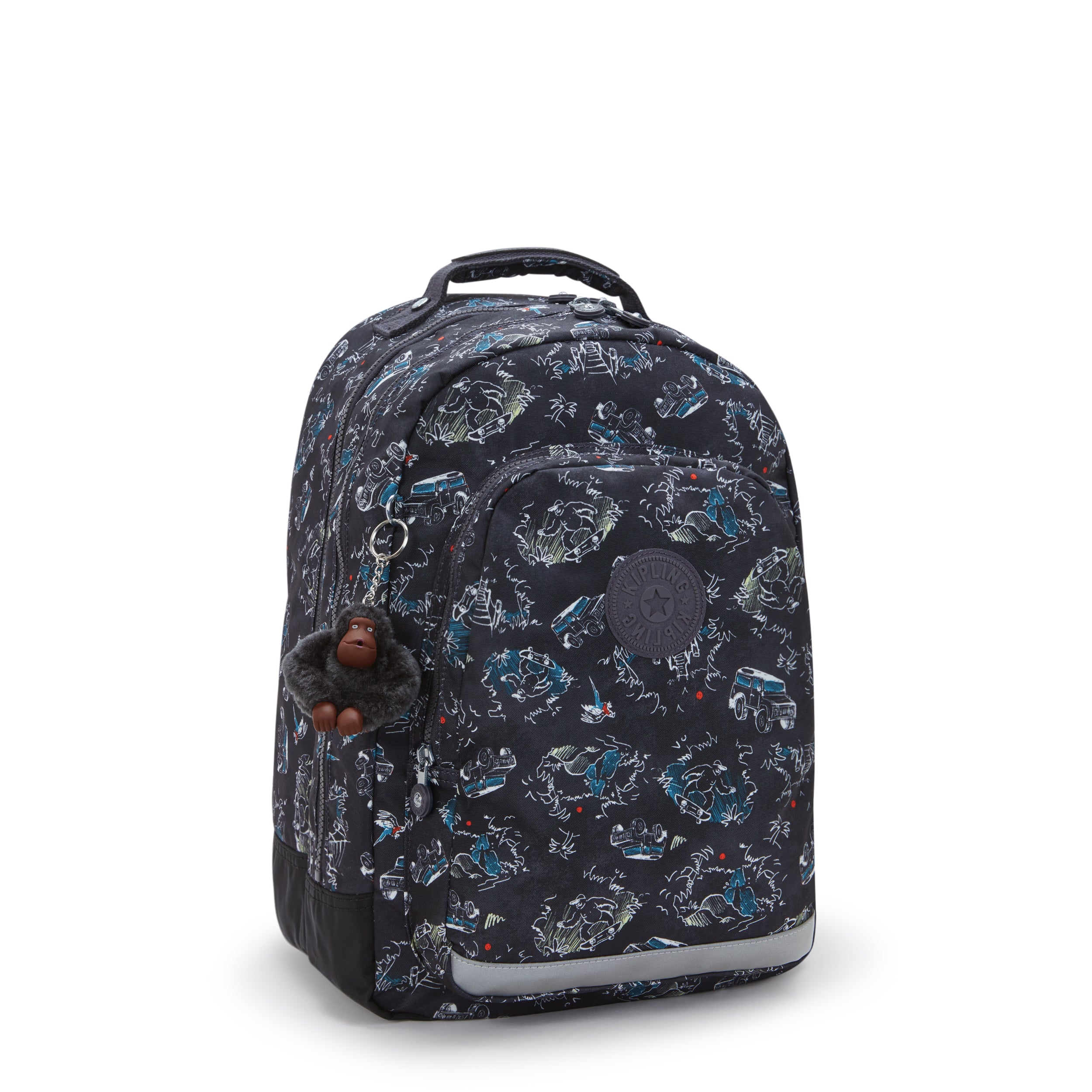 Kipling Class Room Jungle Fun Race Large Backpack C2I7090-TJ3