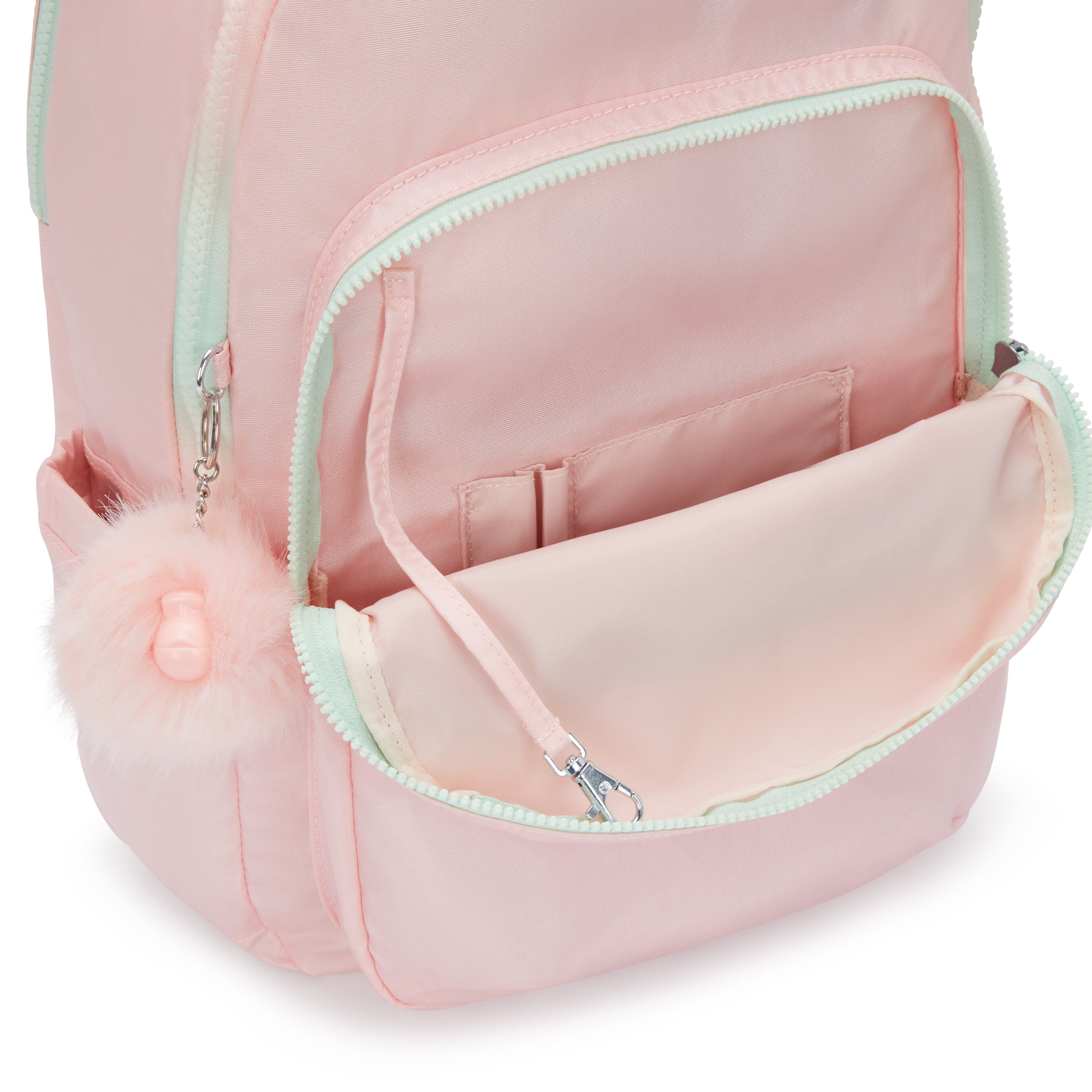 Kipling Seoul Lap Blush Metallic Large Backpack C2I7135-E7L