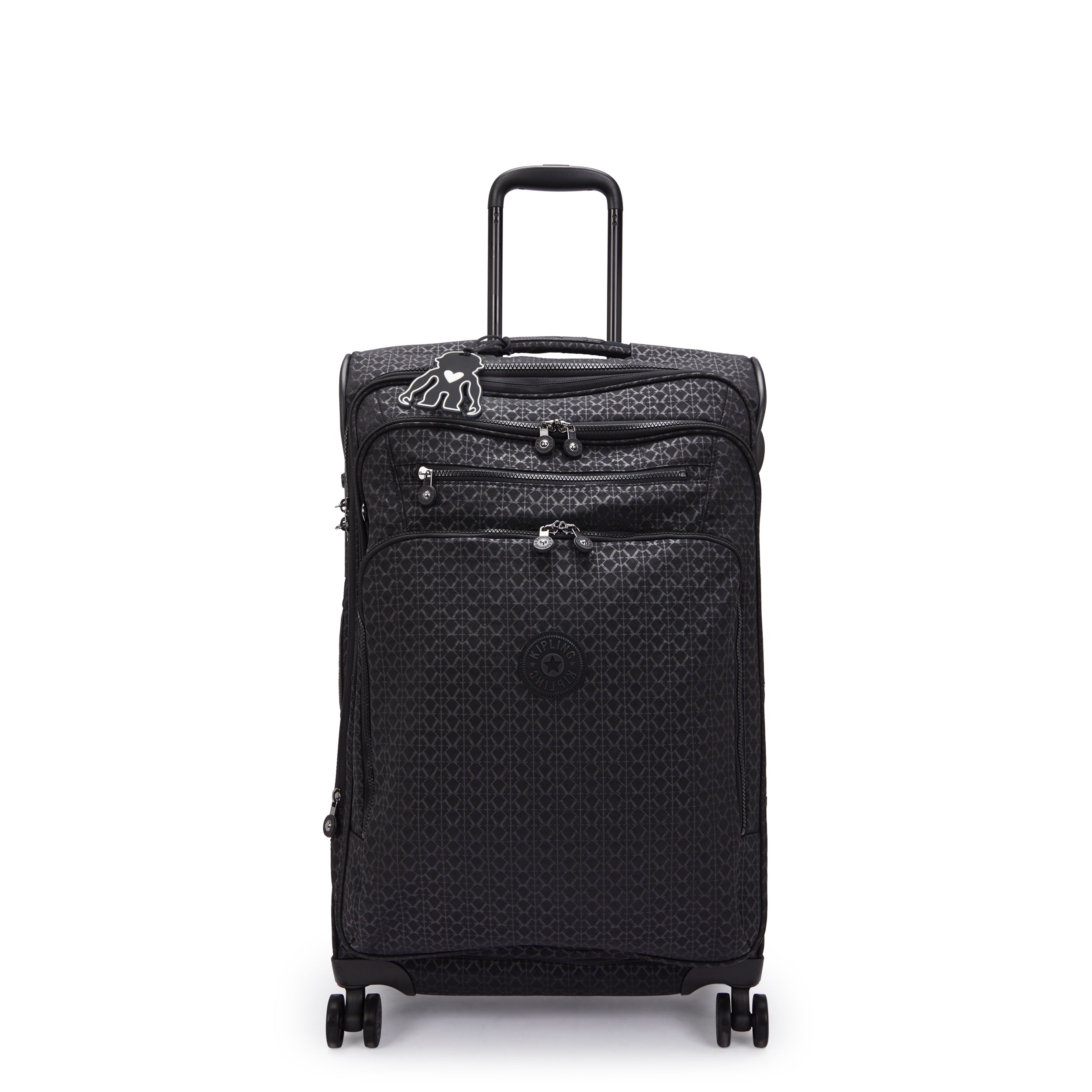 Kipling New Youri Spin M Signature Emb Medium Expandable Spinner C2I7575-K59