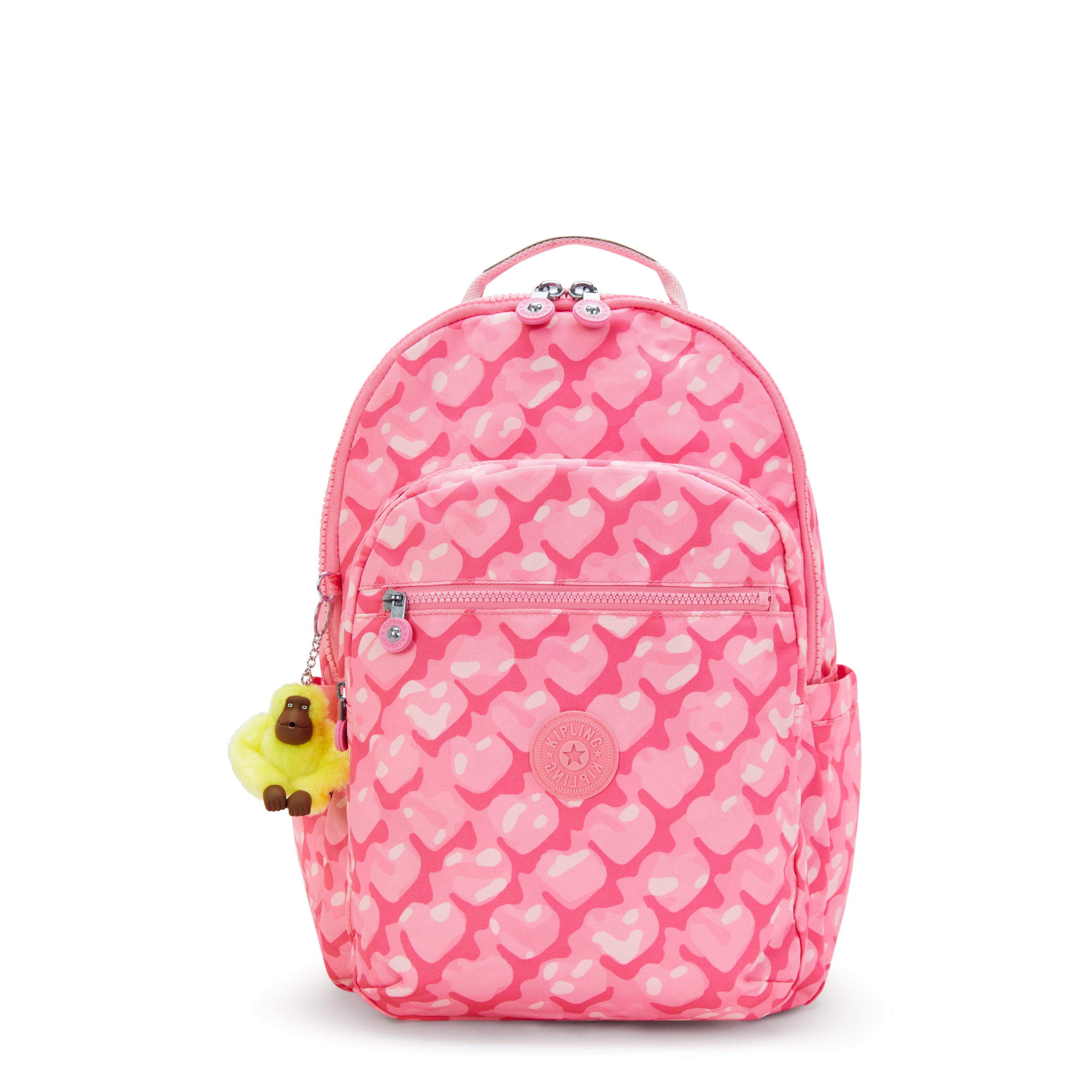 KIPLING Large backpack (with laptop compartment) Female Adorable Hearts Seoul College I7973-1NB