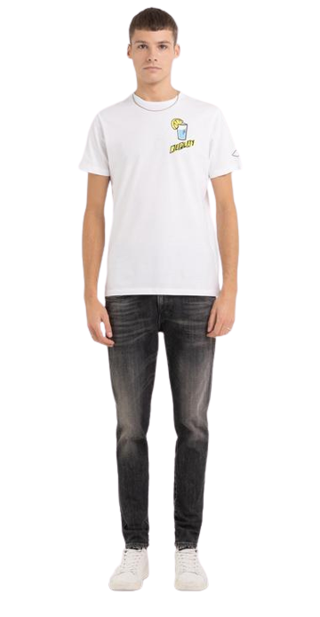 Organic Cotton T-Shirt With Pop Print