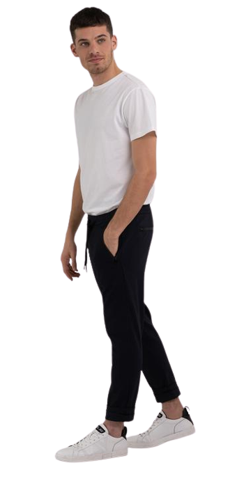 Slim Fit Twill Trousers